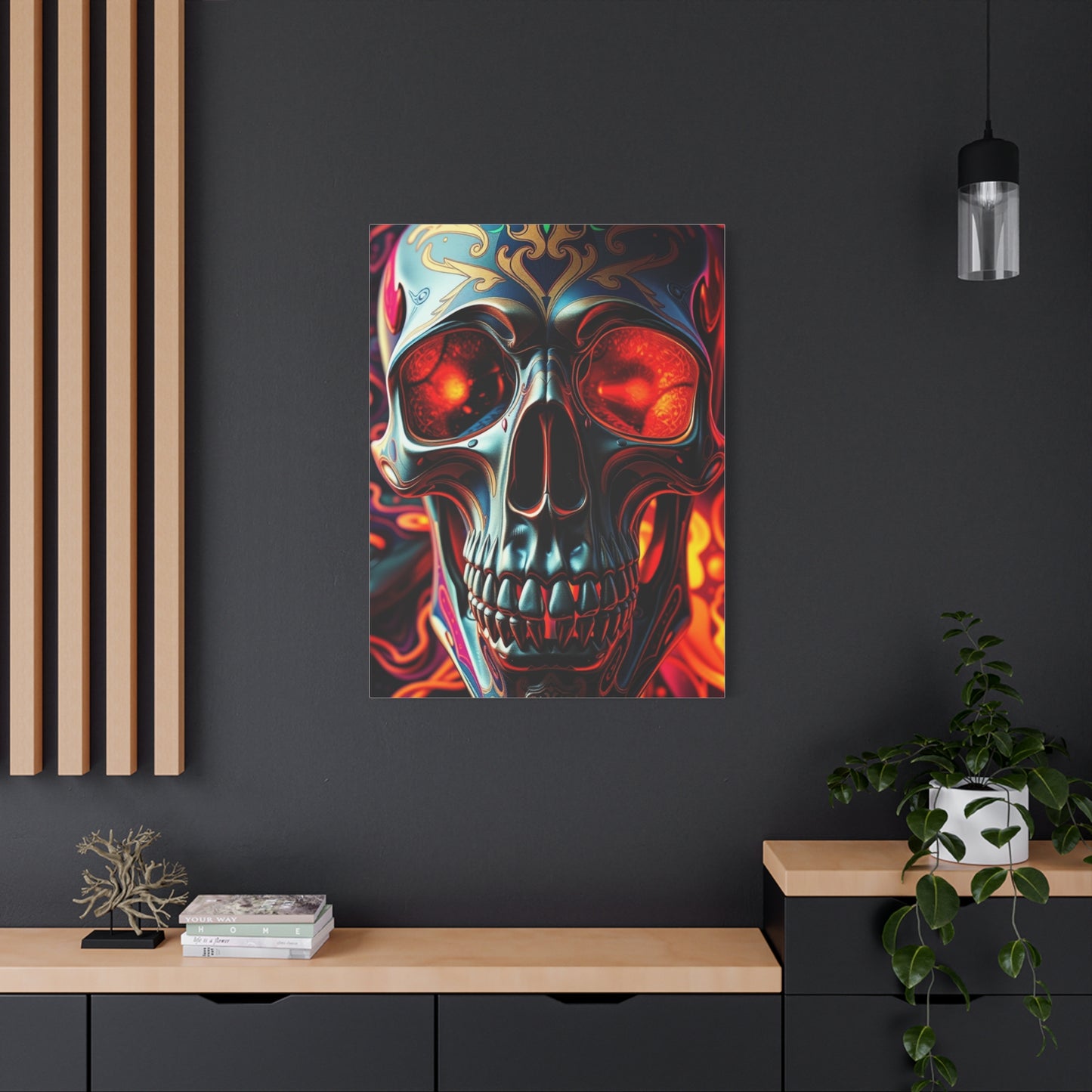 Luminous Skull Enigma Wall Art & Canvas Print