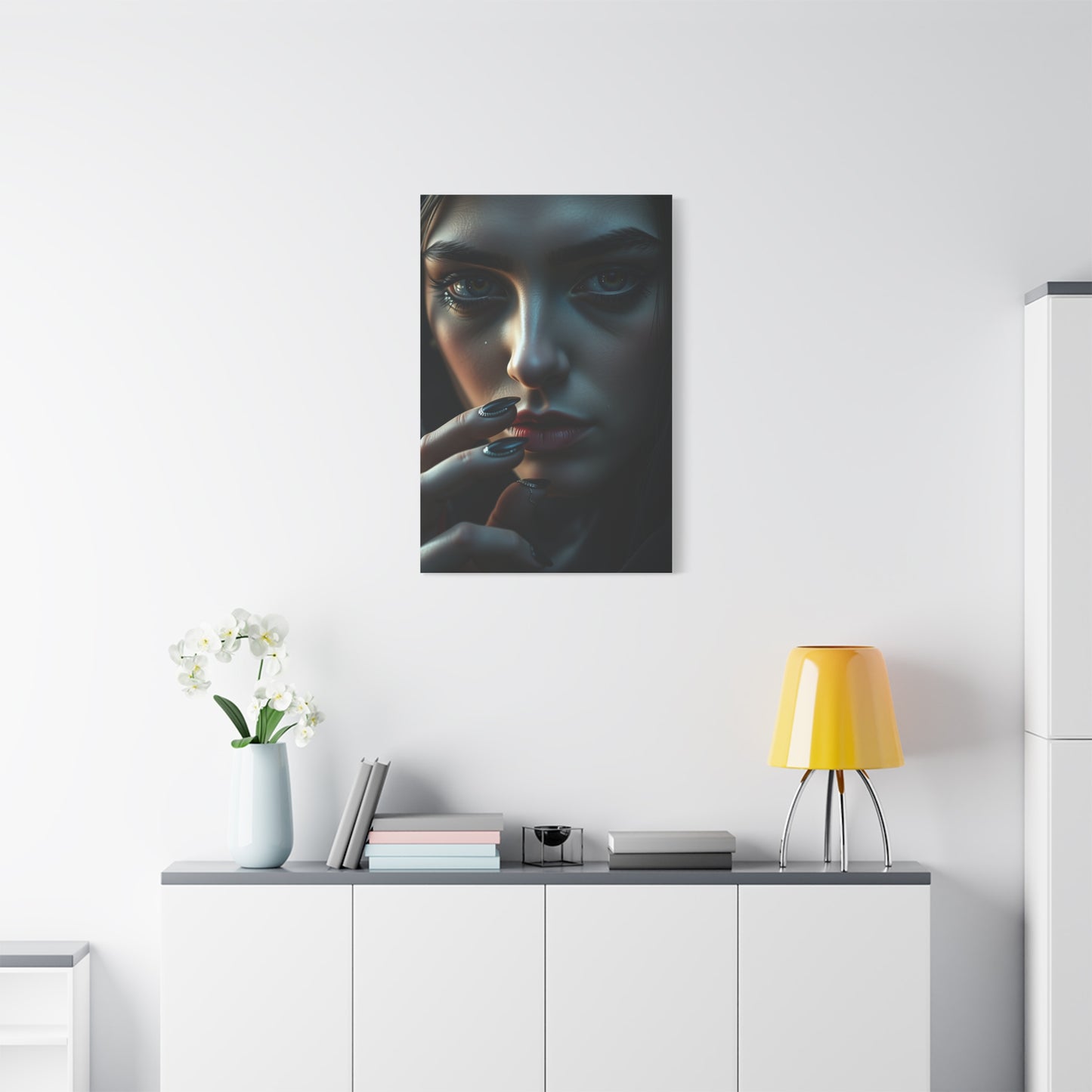 Ebon Veil Canvas Wall Art & Canvas Print