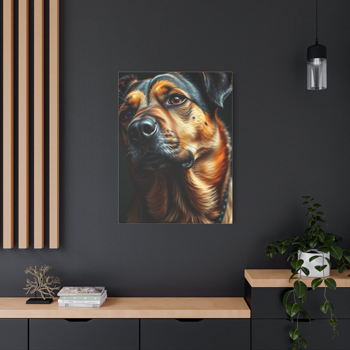 Black and Tan Art Supreme Gallery Wall Art & Canvas Print