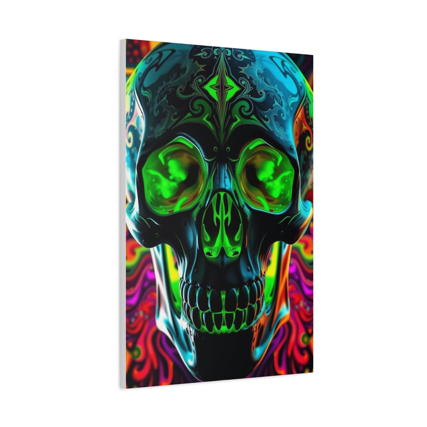 Mystic Skull Kaleidoscope Wall Art & Canvas Print