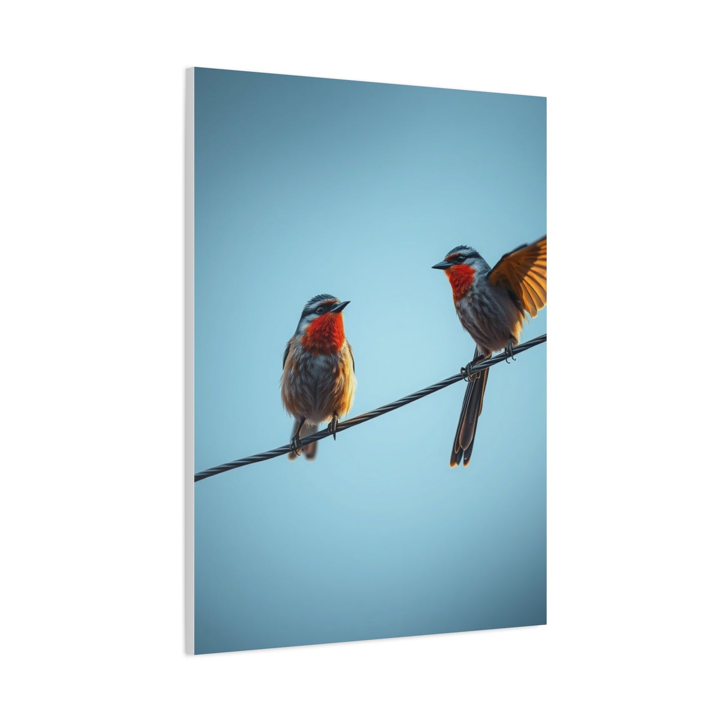 Elite Birds On a Wire Art Vision Wall Art & Canvas Print