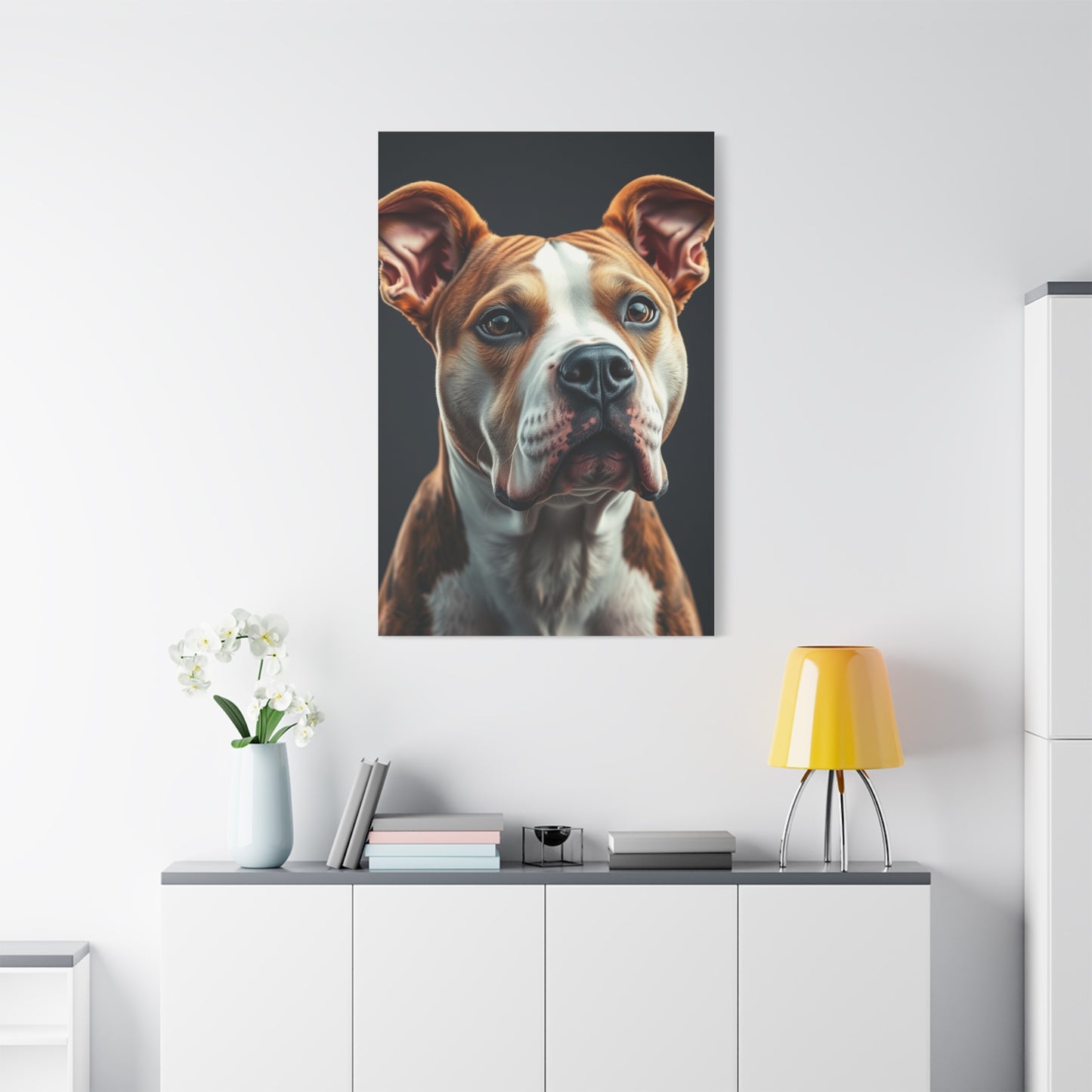 Masterpiece Pit Bull Art Vision Wall Art & Canvas Print