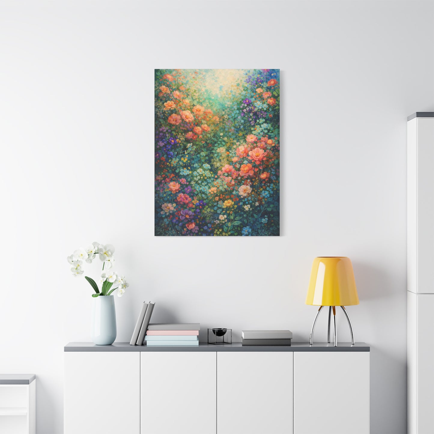 Vivid Magical Garden Floral Wall Art & Canvas Print