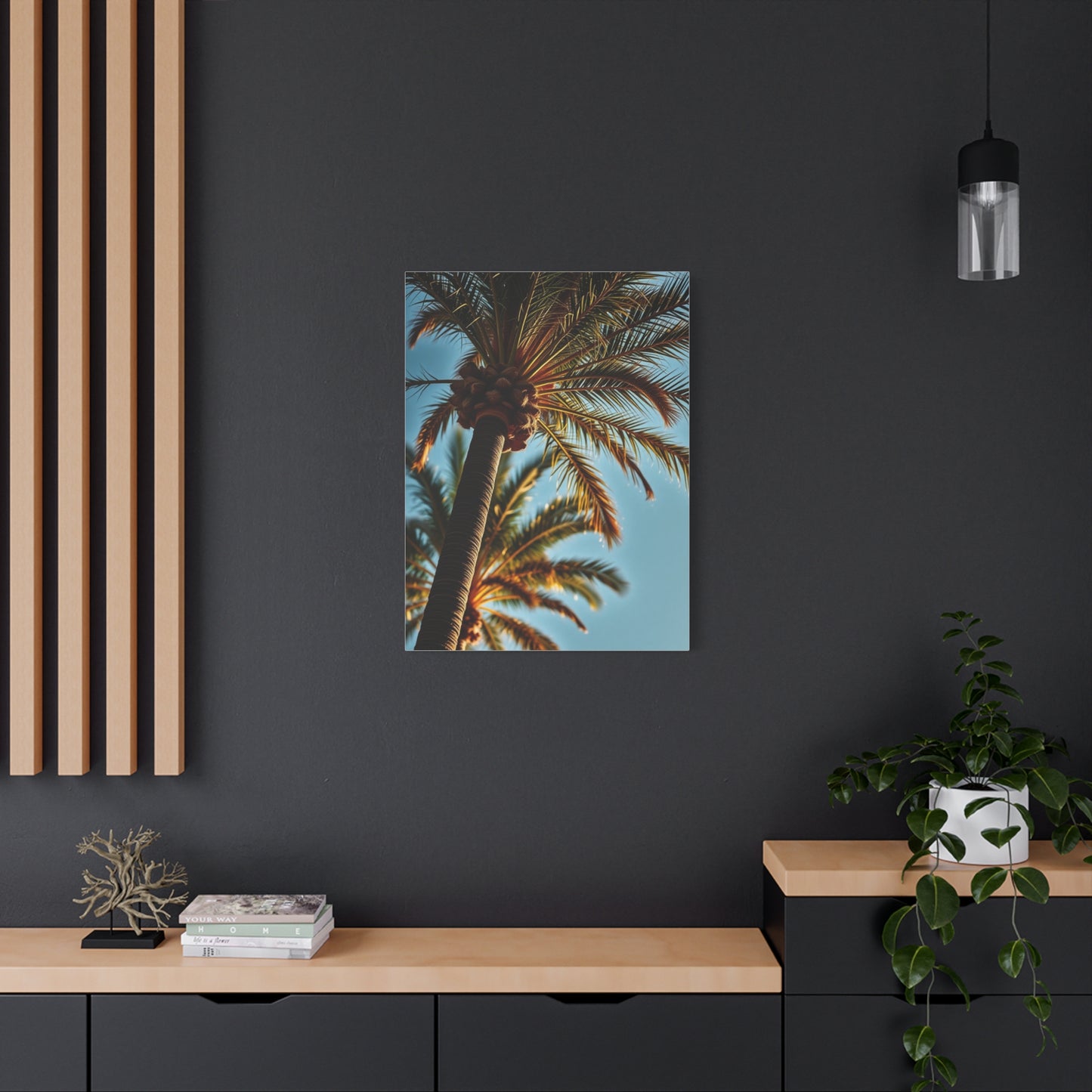 Majestic Palms Artwork Wall Art & Canvas Print