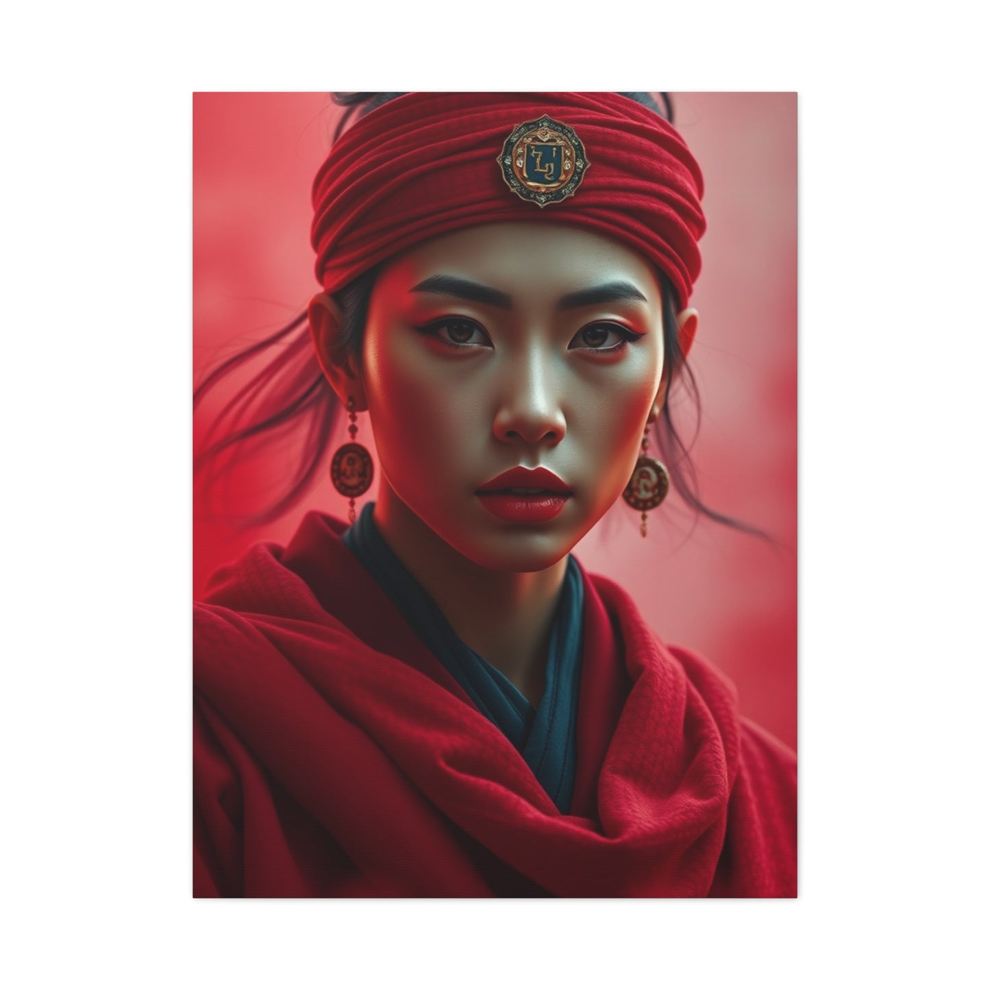 Roseate Allure Painting Wall Art & Canvas Print