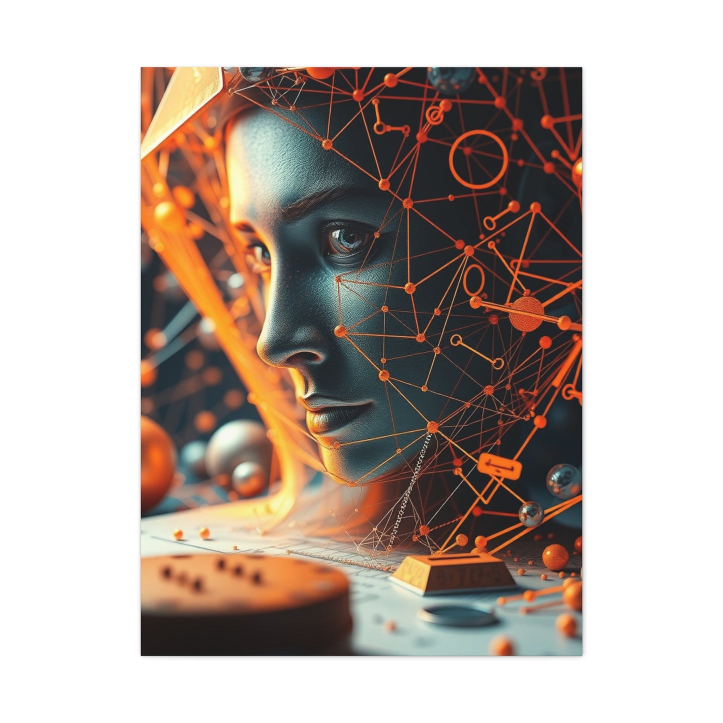 Vision Mathematics Art Art Wall Art & Canvas Print