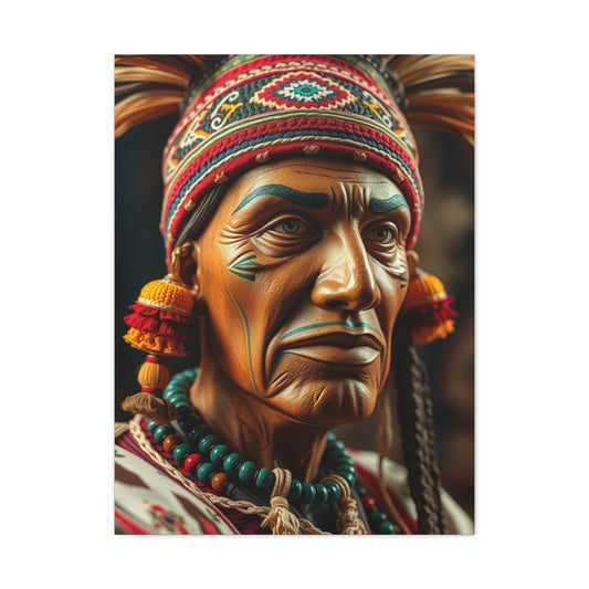 Folk Art Refined Canvas Wall Art & Canvas Print