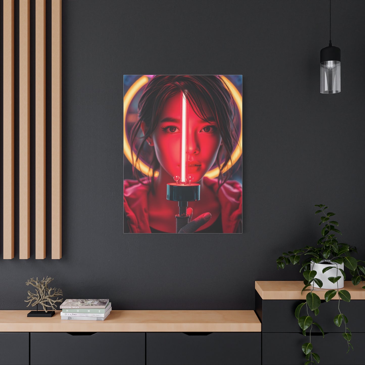 Neon Nimbus Canvas Wall Art & Canvas Print