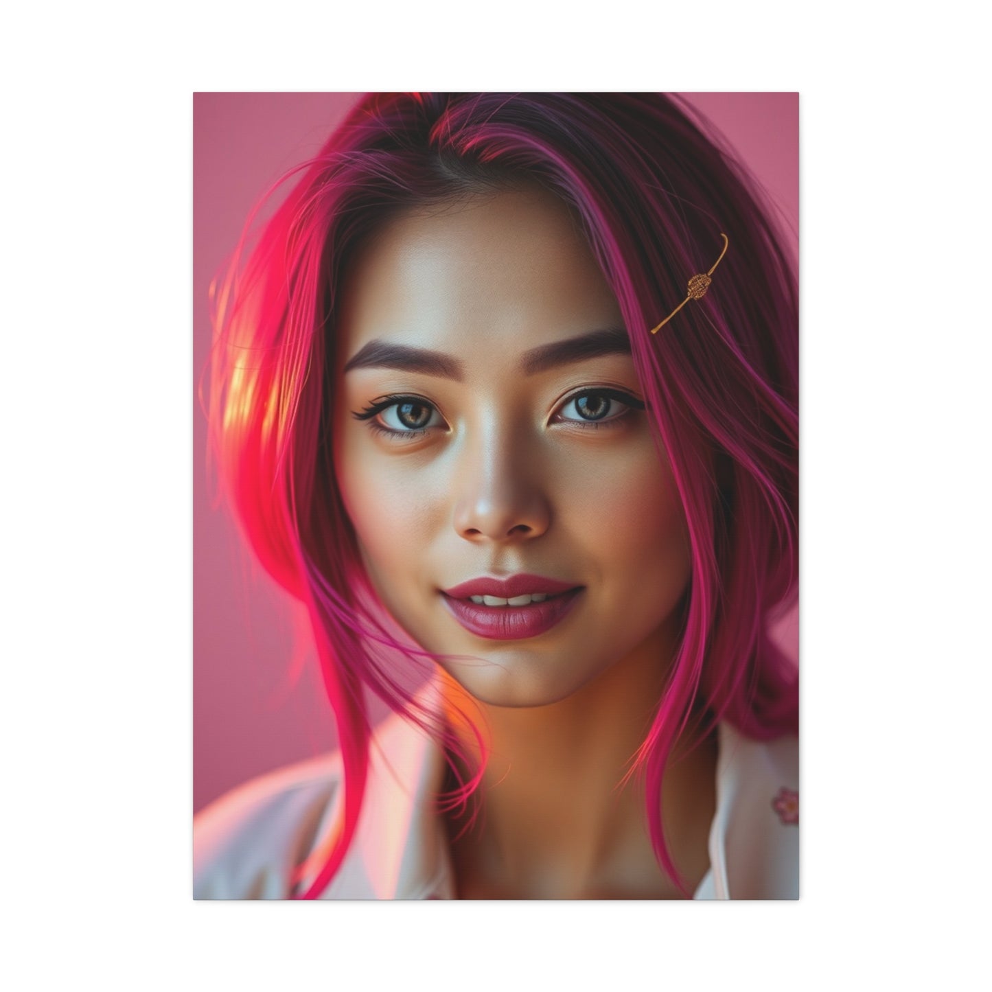 Vision Magenta Art Art Wall Art & Canvas Print