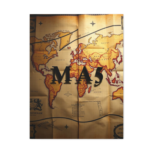 Luxury Antique Maps Art Collection Wall Art & Canvas Print