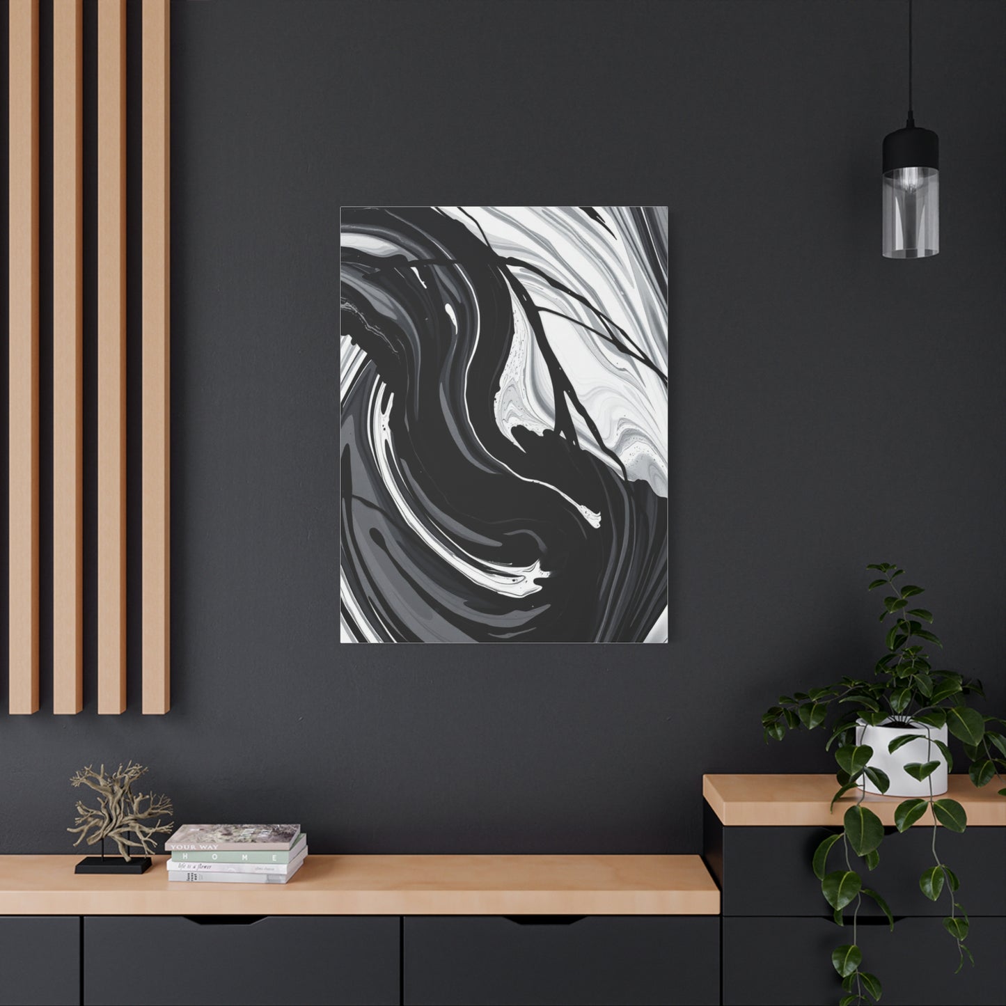 Supreme Black and White Abstract Art Collection Wall Art & Canvas Print