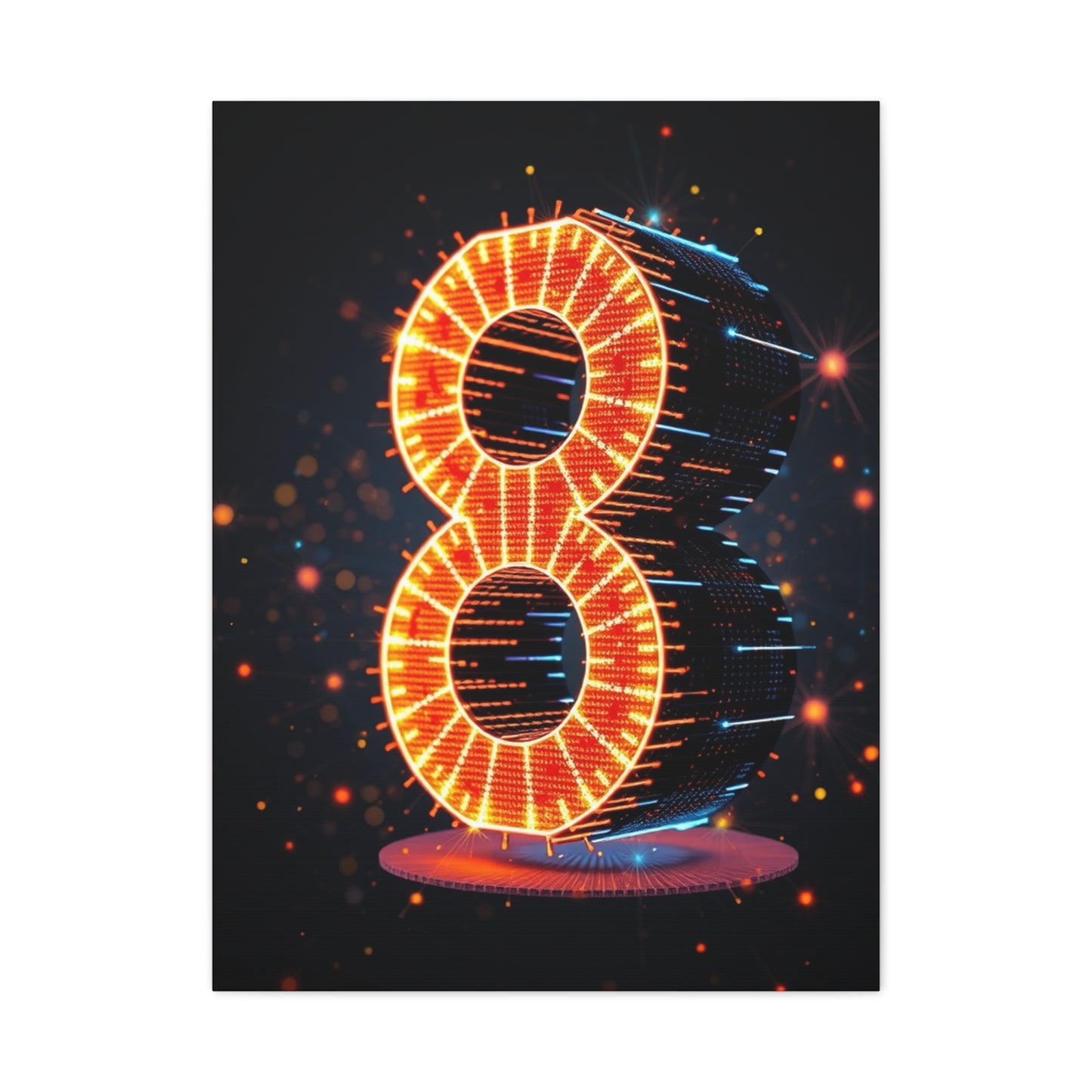 Supreme Numbers Art Collection Wall Art & Canvas Print