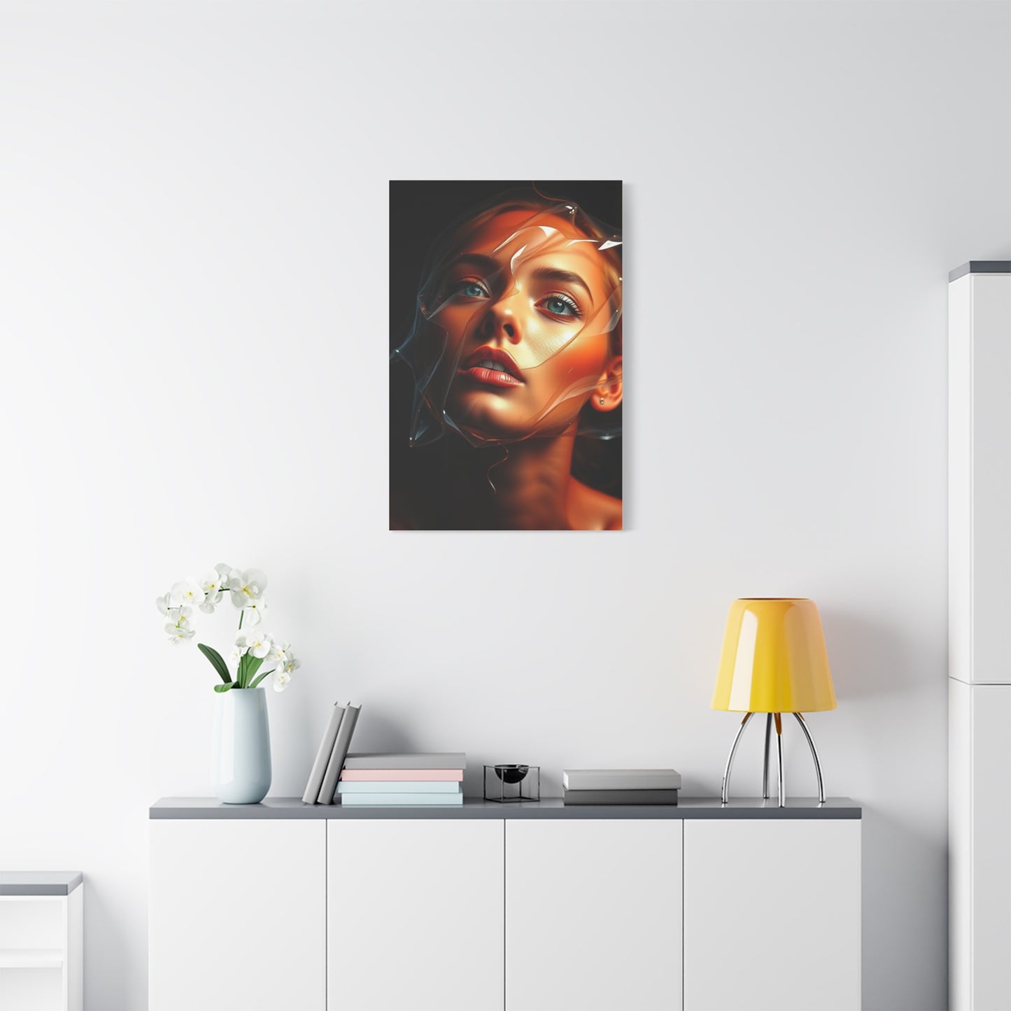 Elite Pop of Orange Art Vision Wall Art & Canvas Print