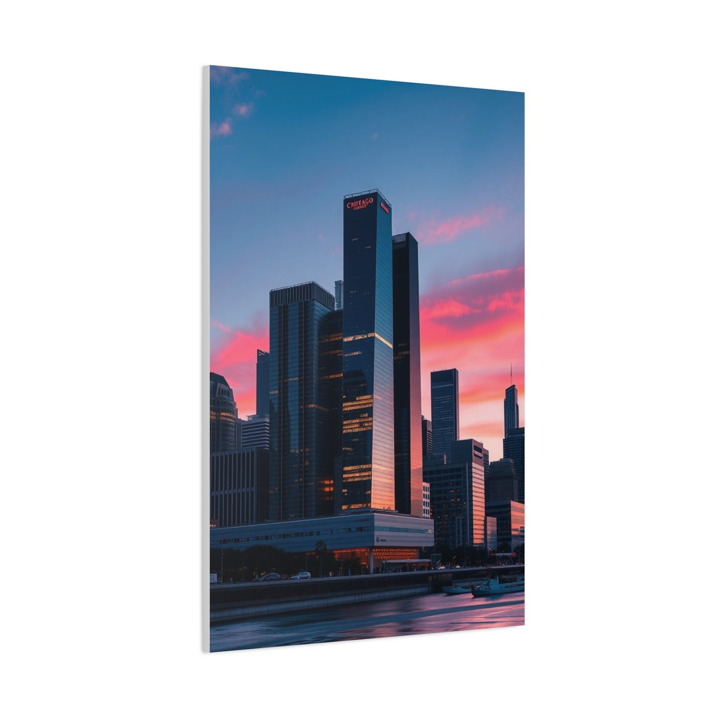 Chicago Skylines Art Refined Canvas Wall Art & Canvas Print