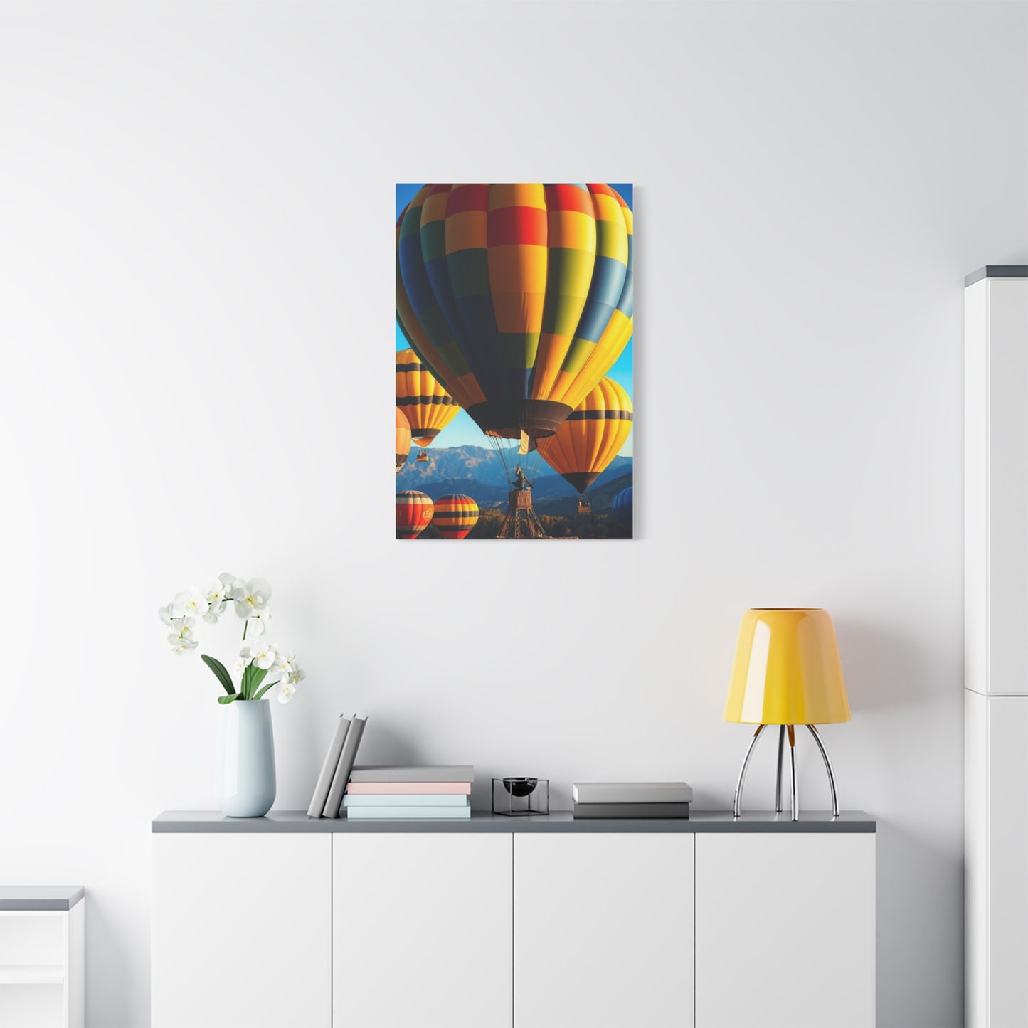 Hot Air Balloon Art Luxury Canvas Wall Art & Canvas Print
