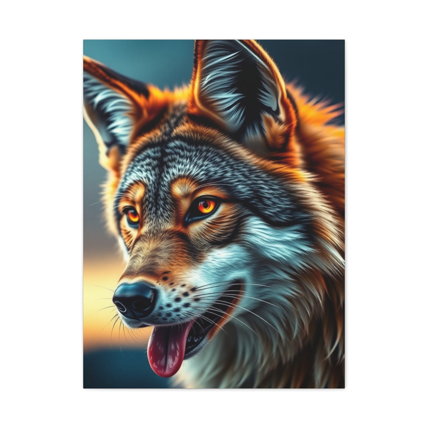Elite Coyote Art Vision Wall Art & Canvas Print