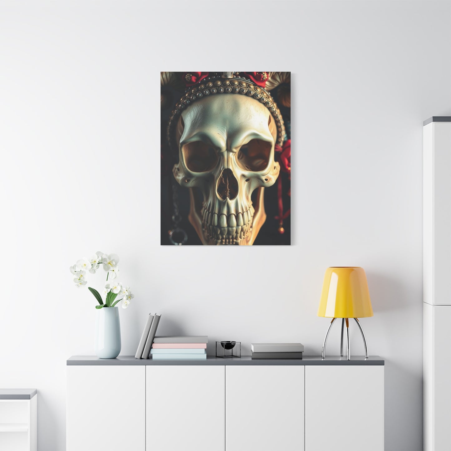 Supreme Skulls Art Collection Wall Art & Canvas Print