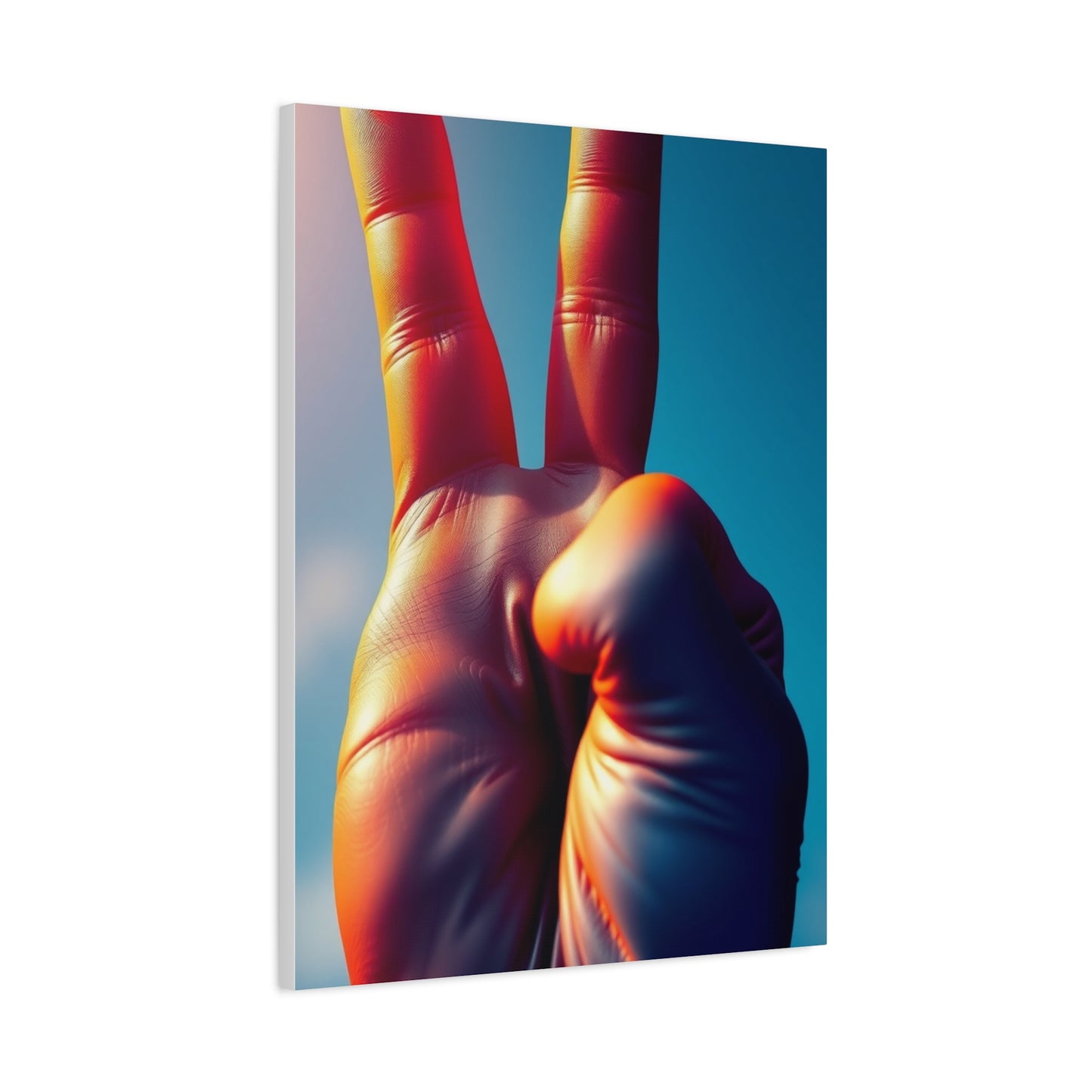 Masterpiece Peace Sign Art Vision Wall Art & Canvas Print