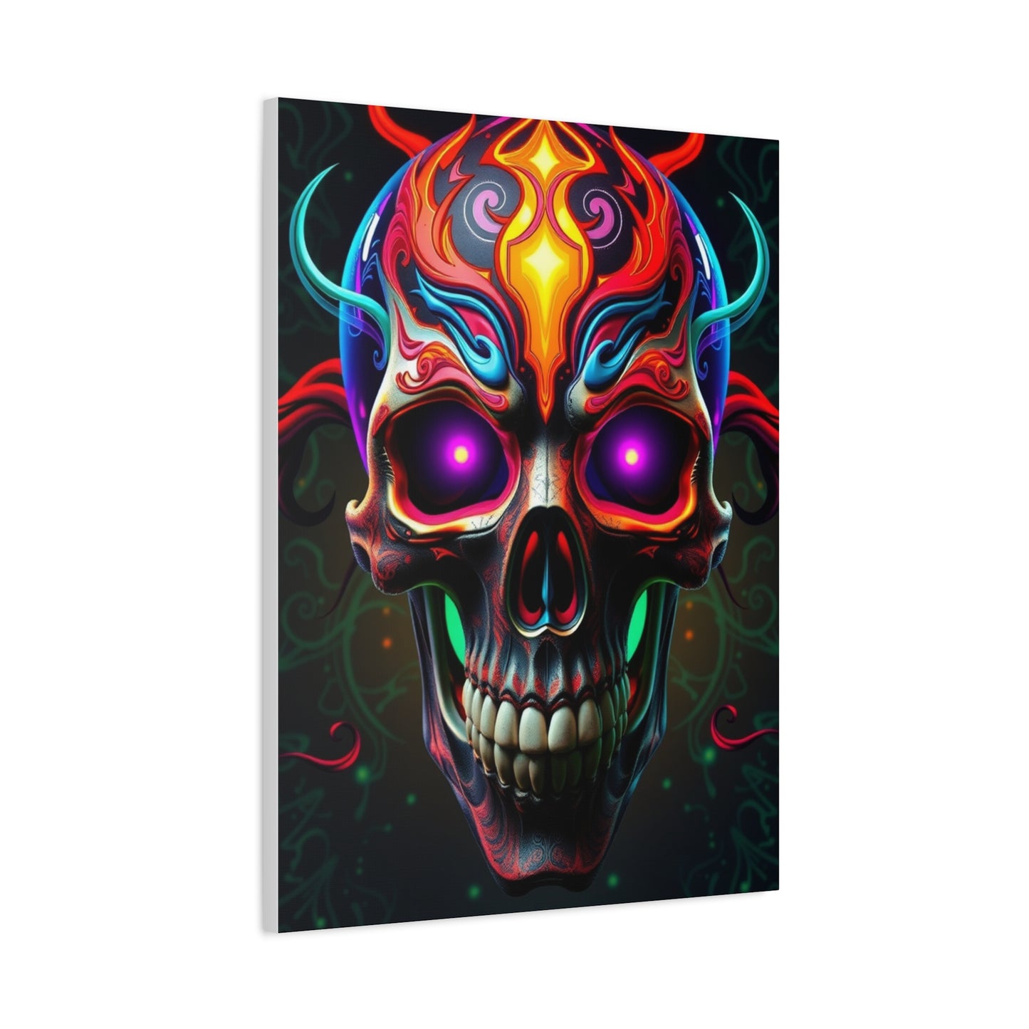 Luxury 3D Trippy Skull Art By Ali Gulec Art Collection Wall Art & Canvas Print