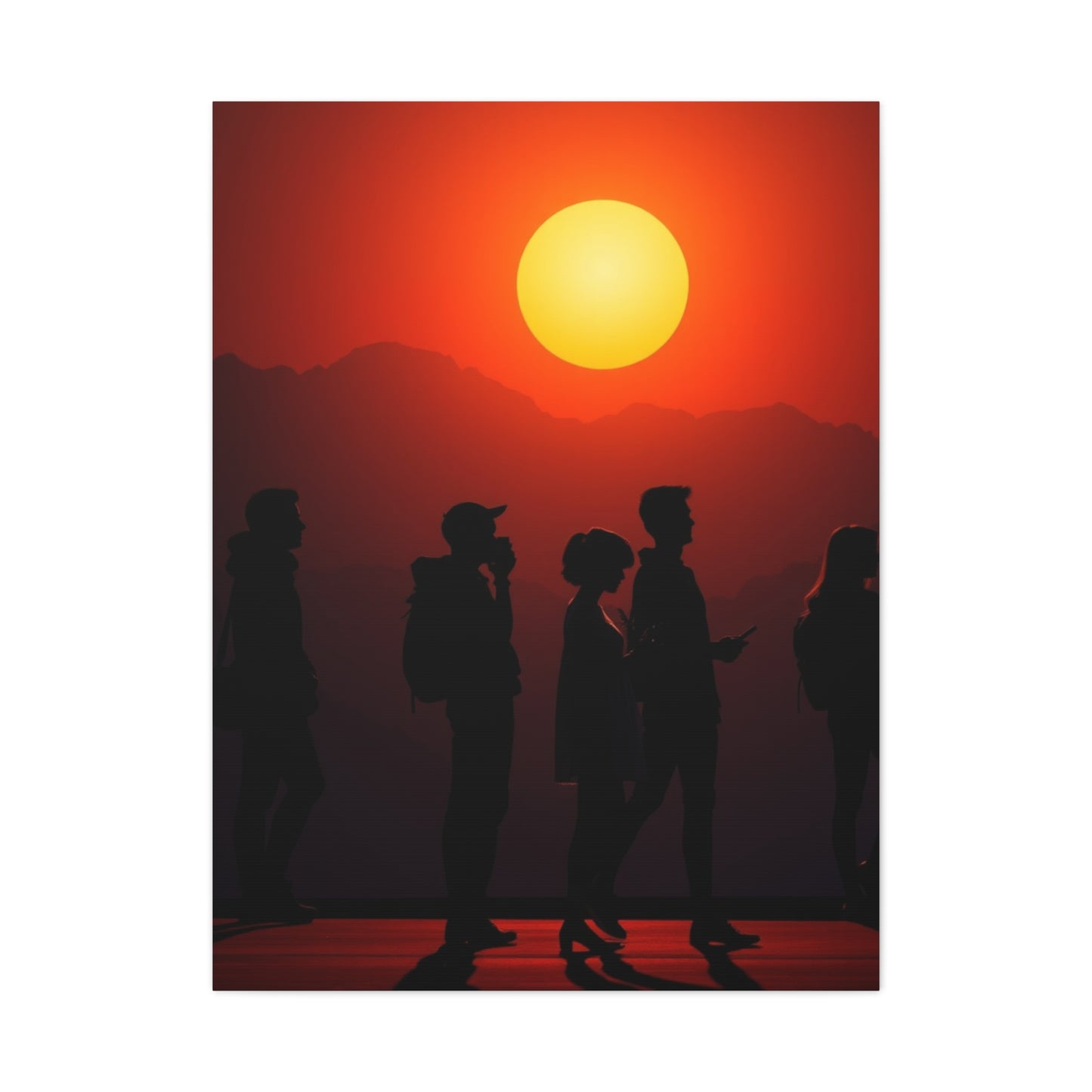 Silhouettes Art Supreme Gallery Wall Art & Canvas Print