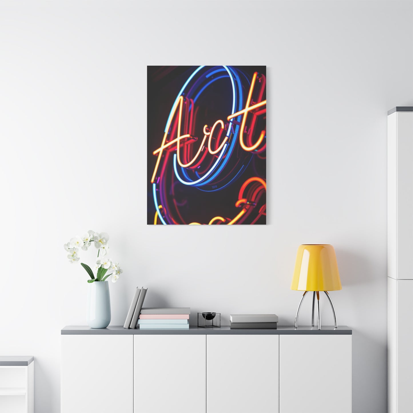 Ethereal Neon Reverie Wall Art & Canvas Print