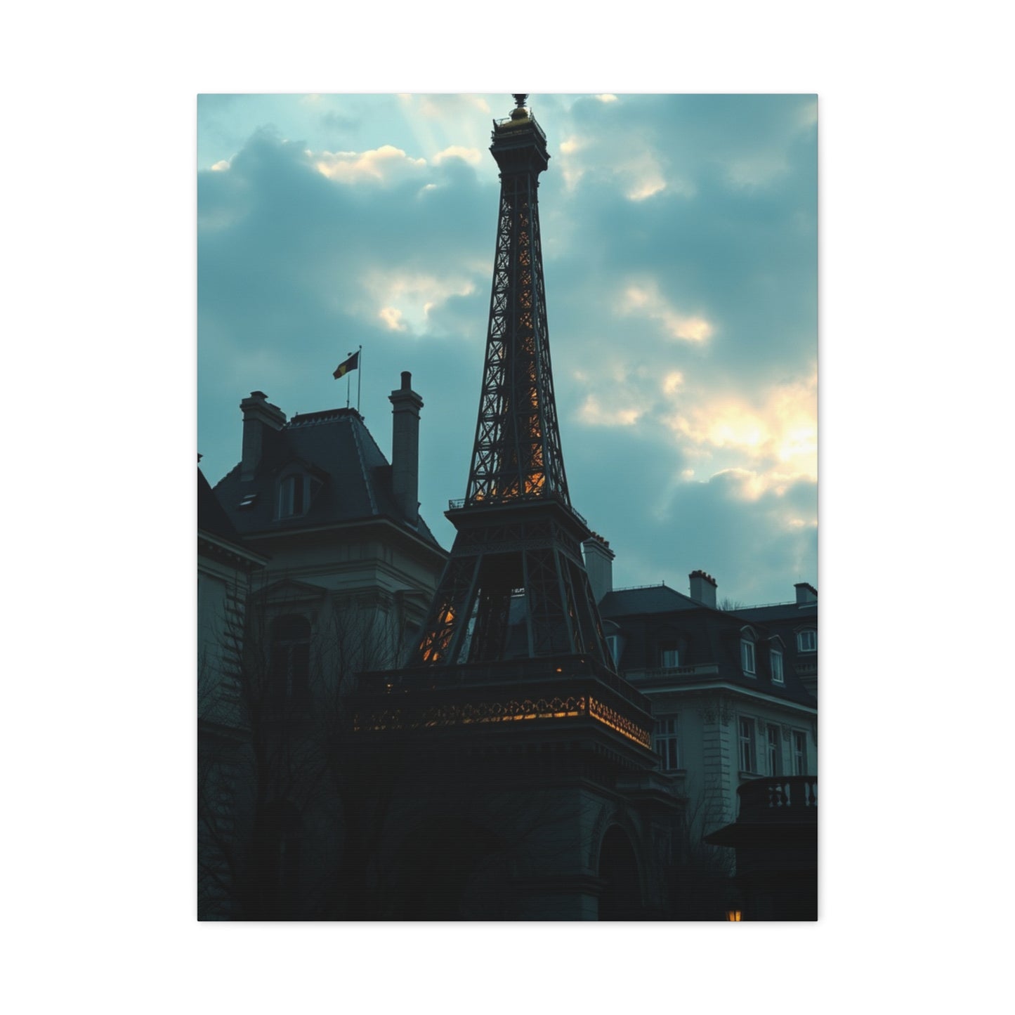 Sophisticated Parisian Essence Canvas