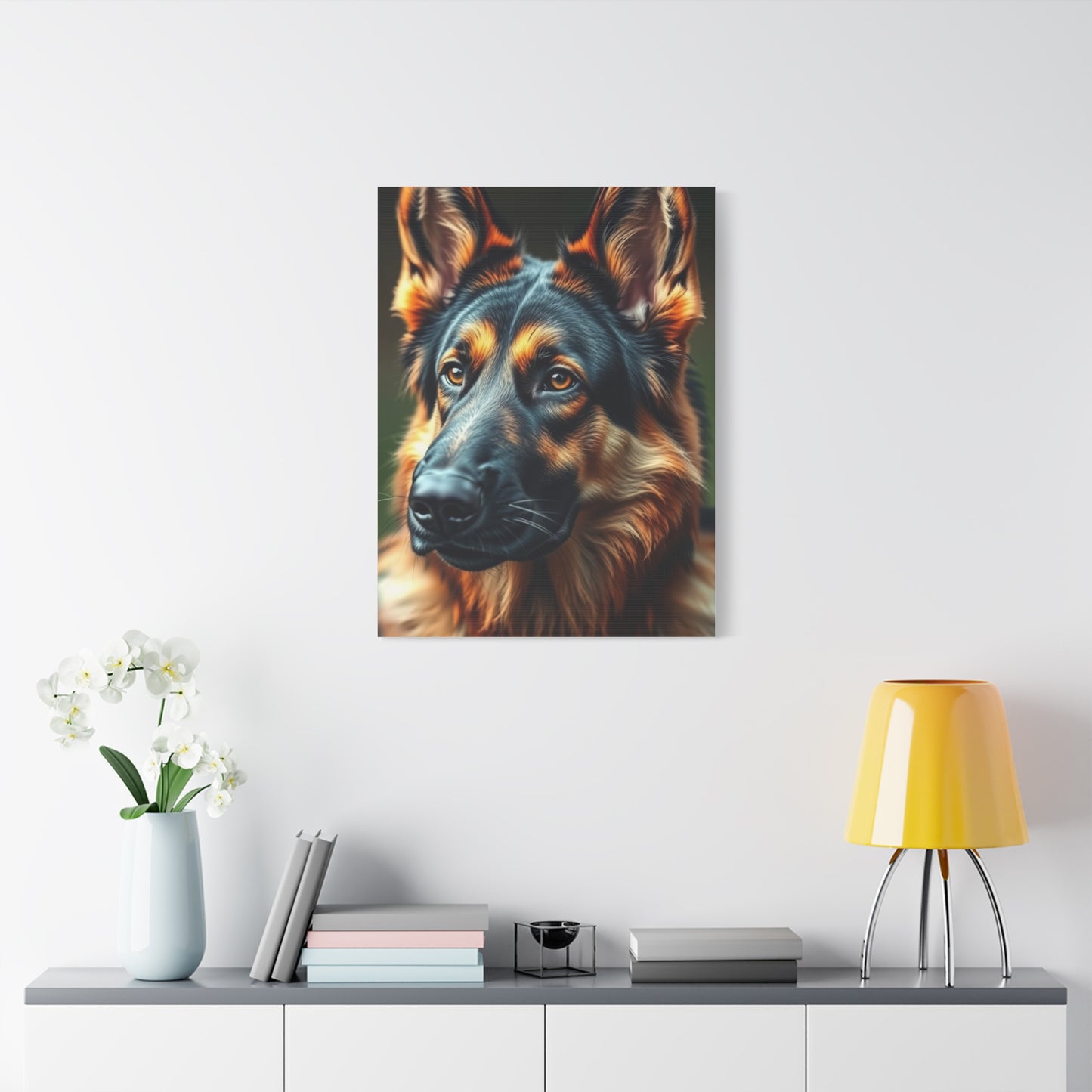 Vision German Shepherd Art Art Wall Art & Canvas Print