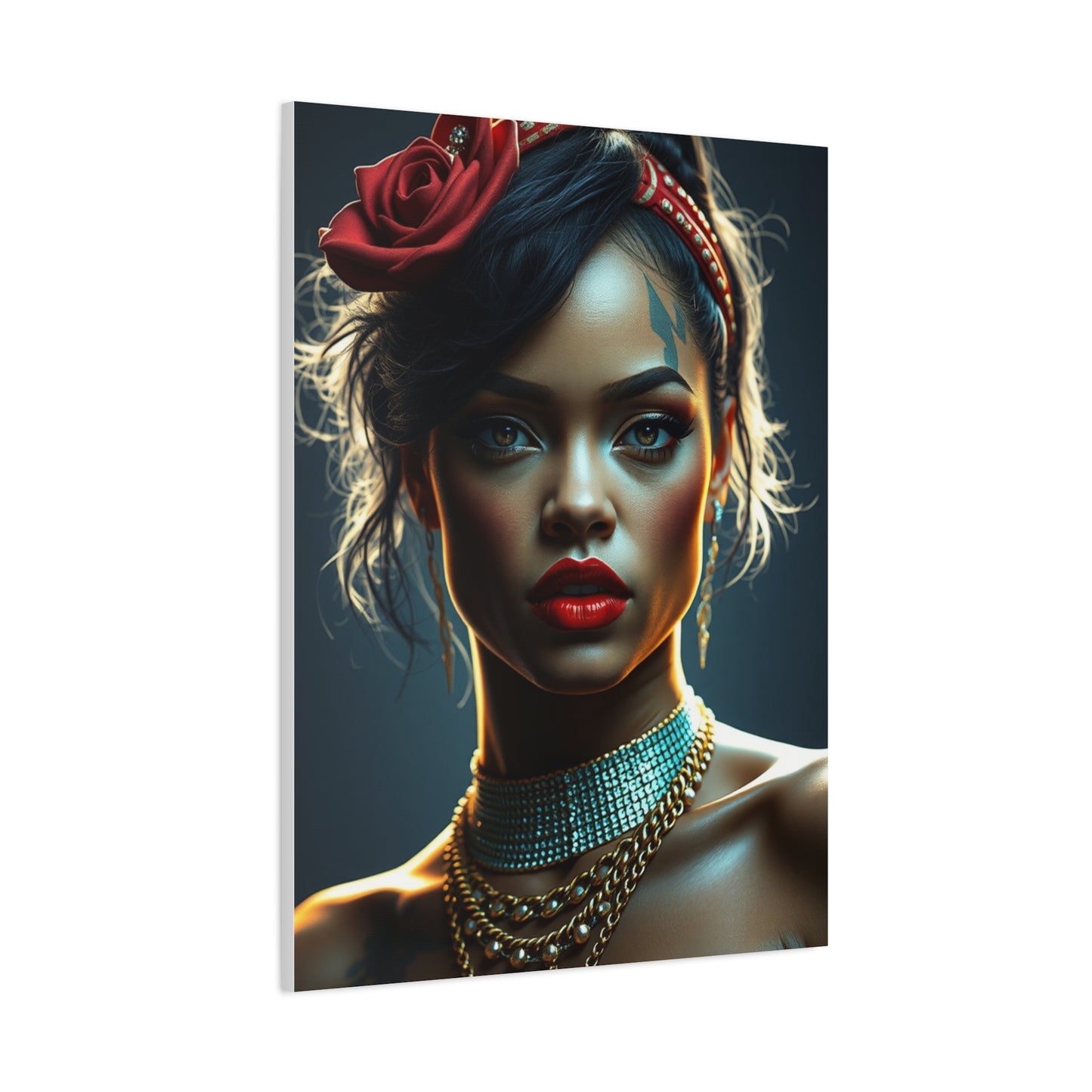 Rihannas Timeless Beauty Canvas Wall Art & Canvas Print