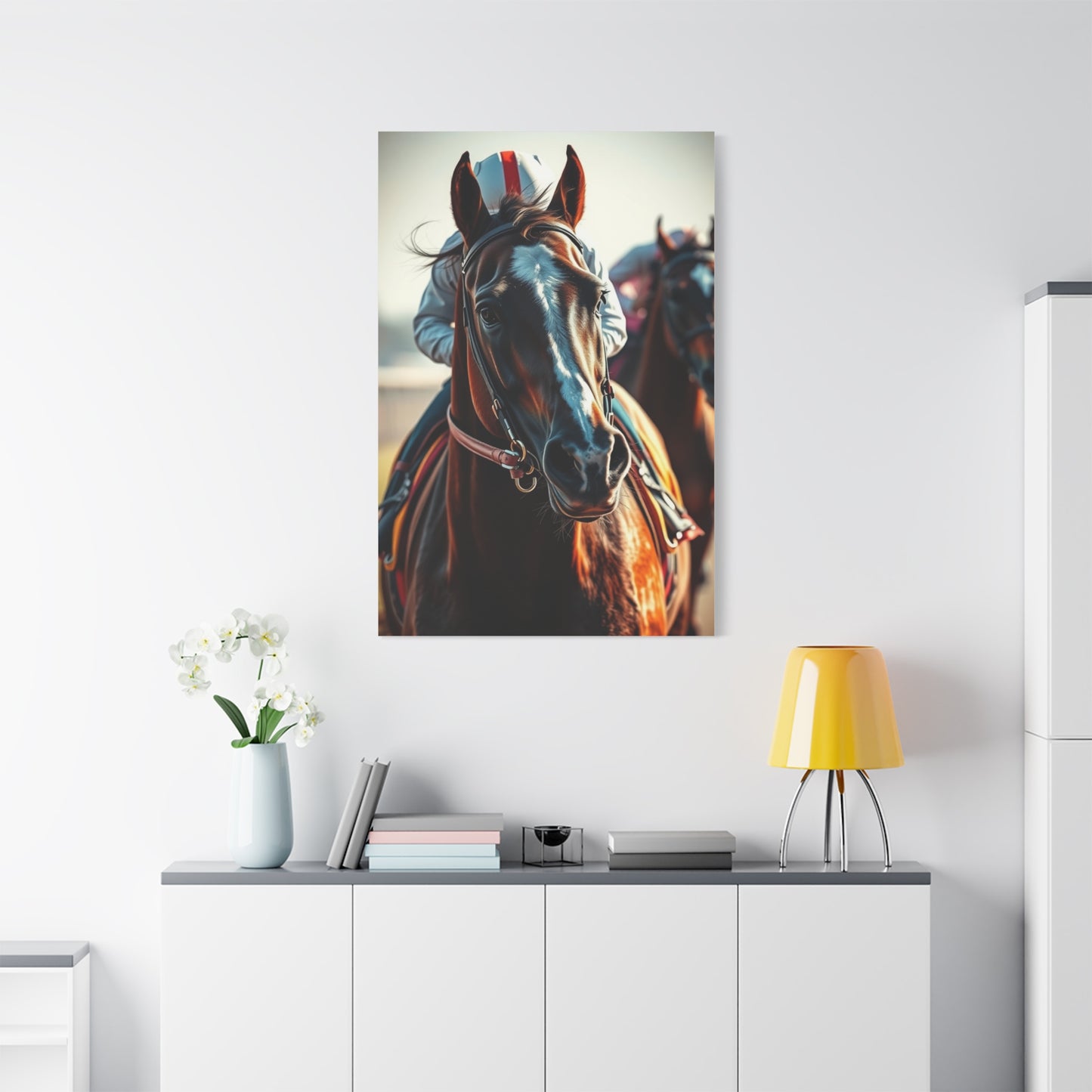 Masterpiece Horse Racing Art Vision Wall Art & Canvas Print