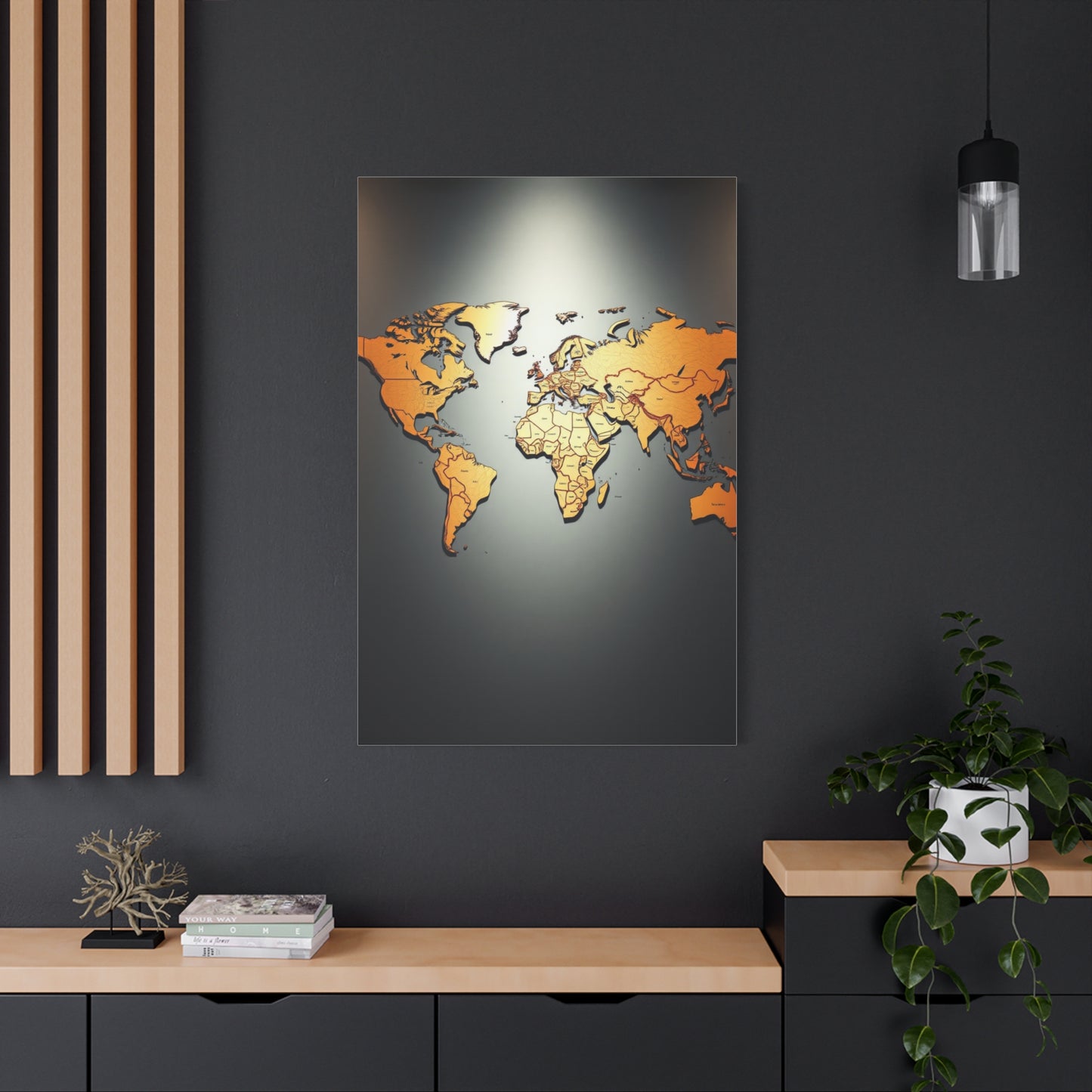 World Map Art Supreme Gallery Wall Art & Canvas Print