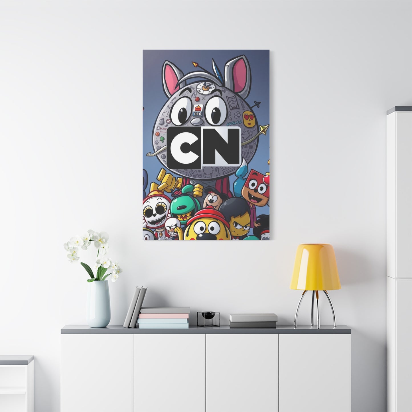 Whimsical Animation Tapestry Wall Art & Canvas Print