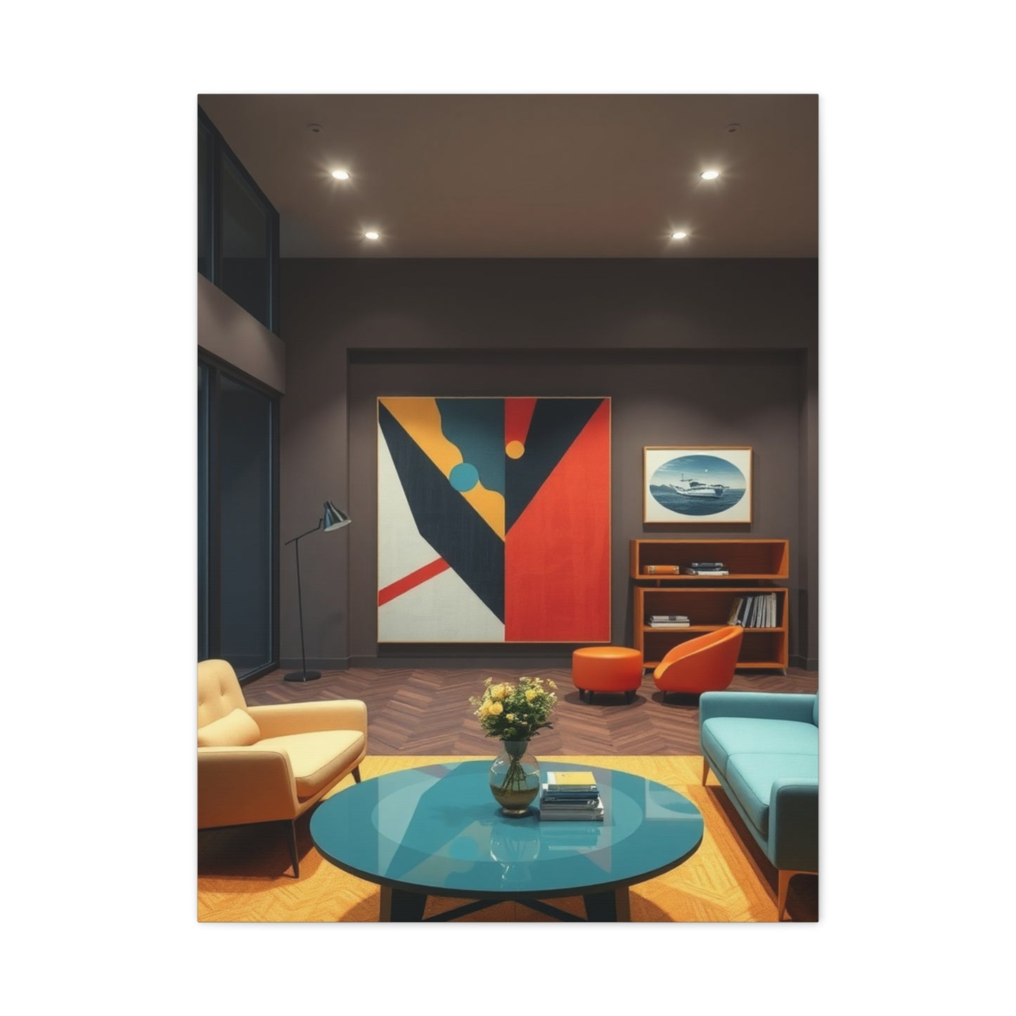 Vintage Luxe Canvas Piece Wall Art & Canvas Print