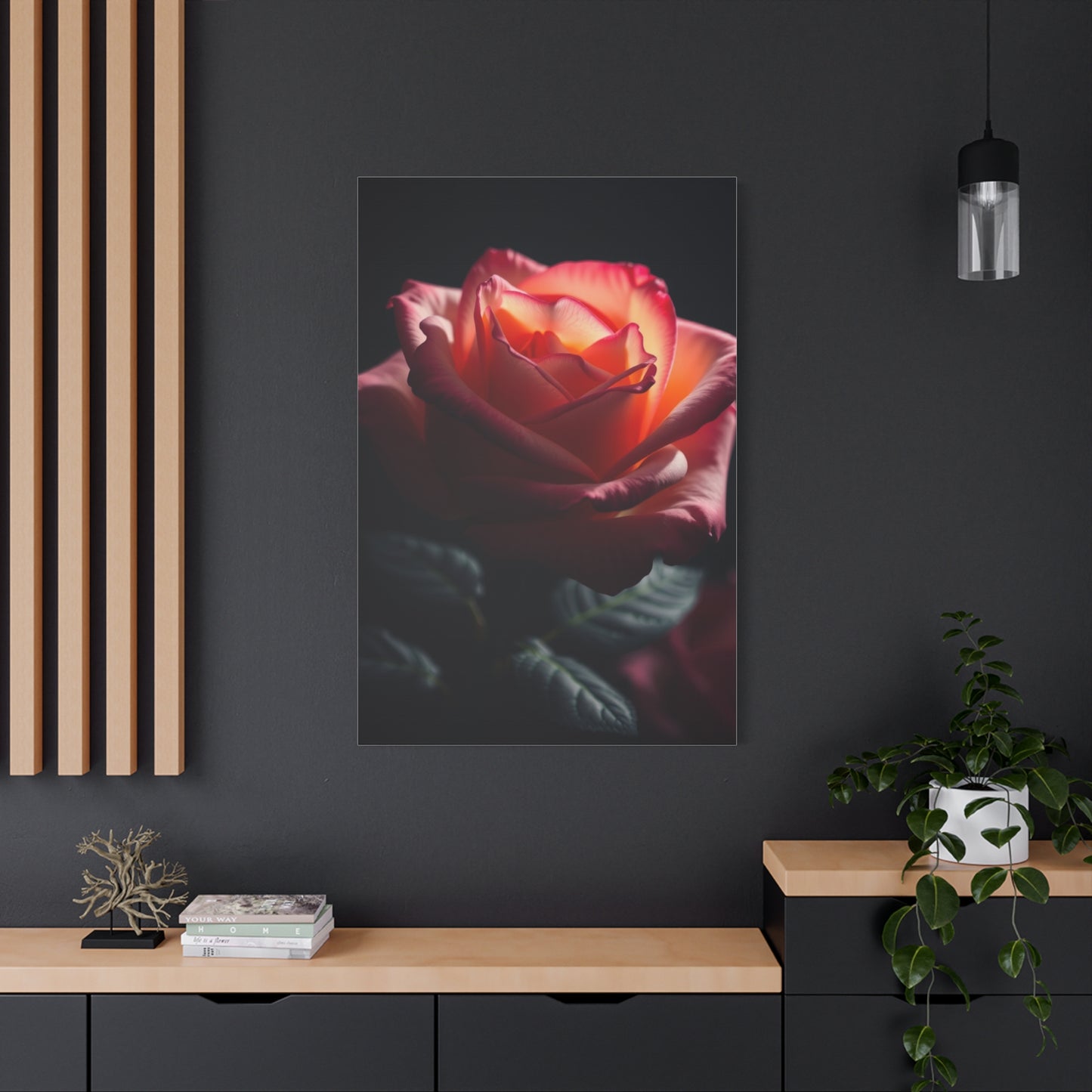 Vision Rose Flower Art Art Wall Art & Canvas Print
