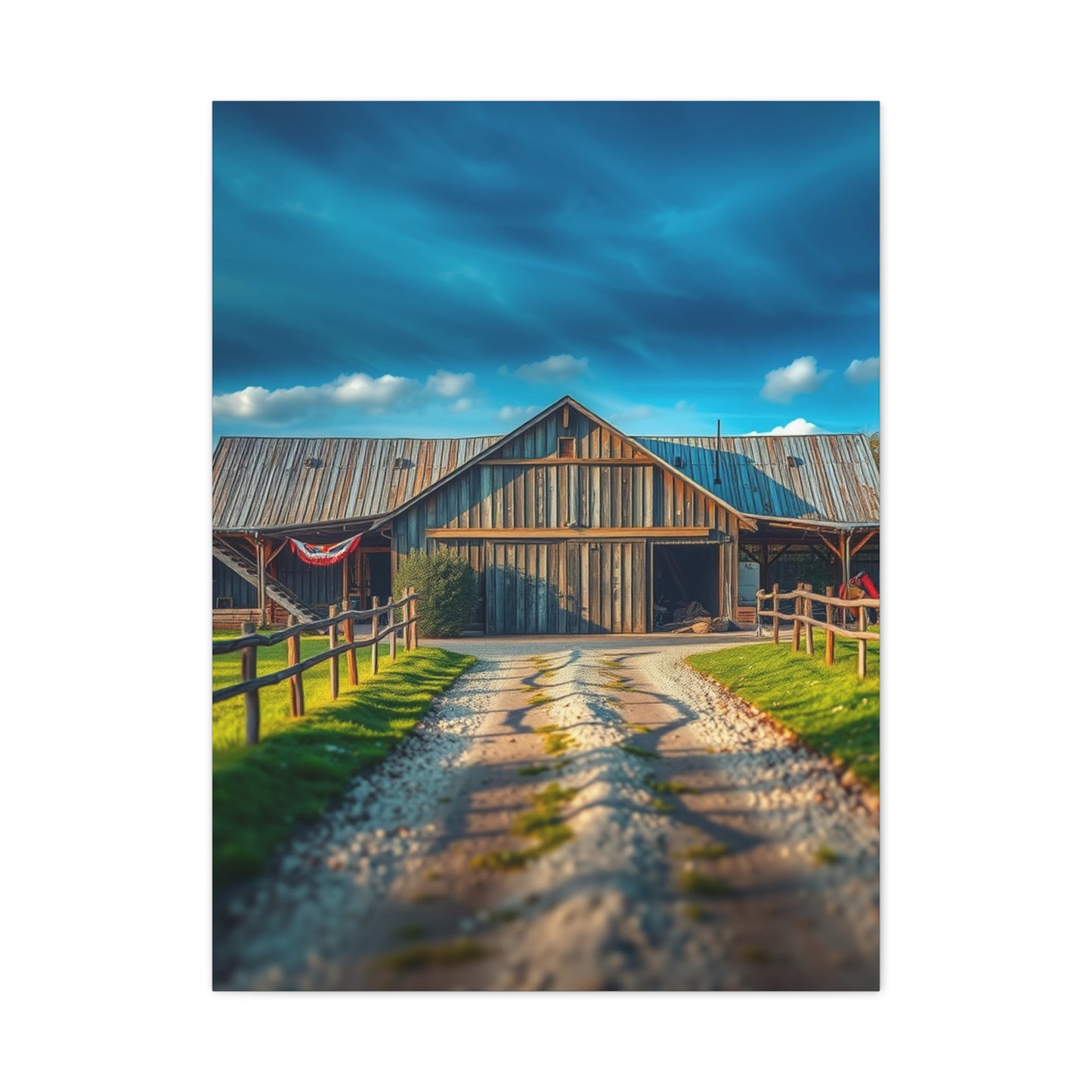 Classic Barnscape Exposition Wall Art & Canvas Print