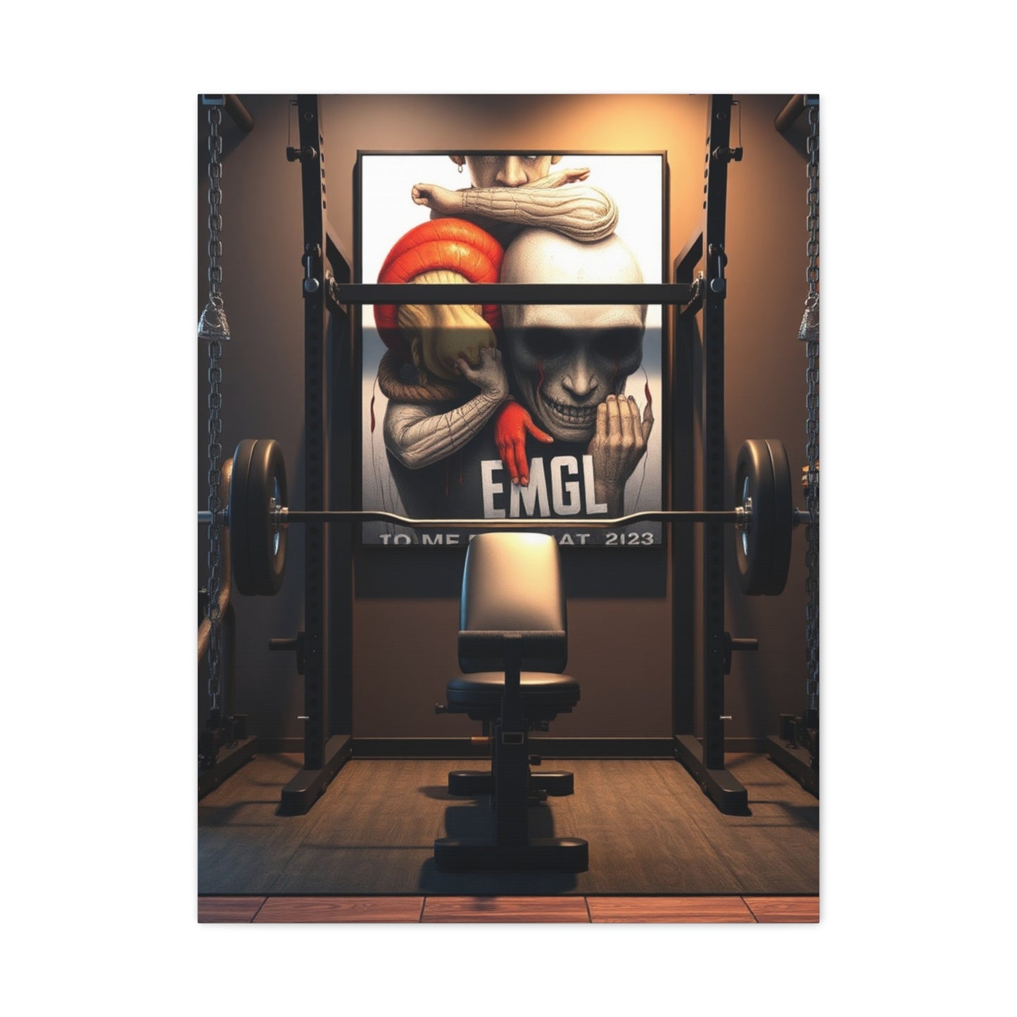Refined Gym Inspiration Art Wall Art & Canvas Print