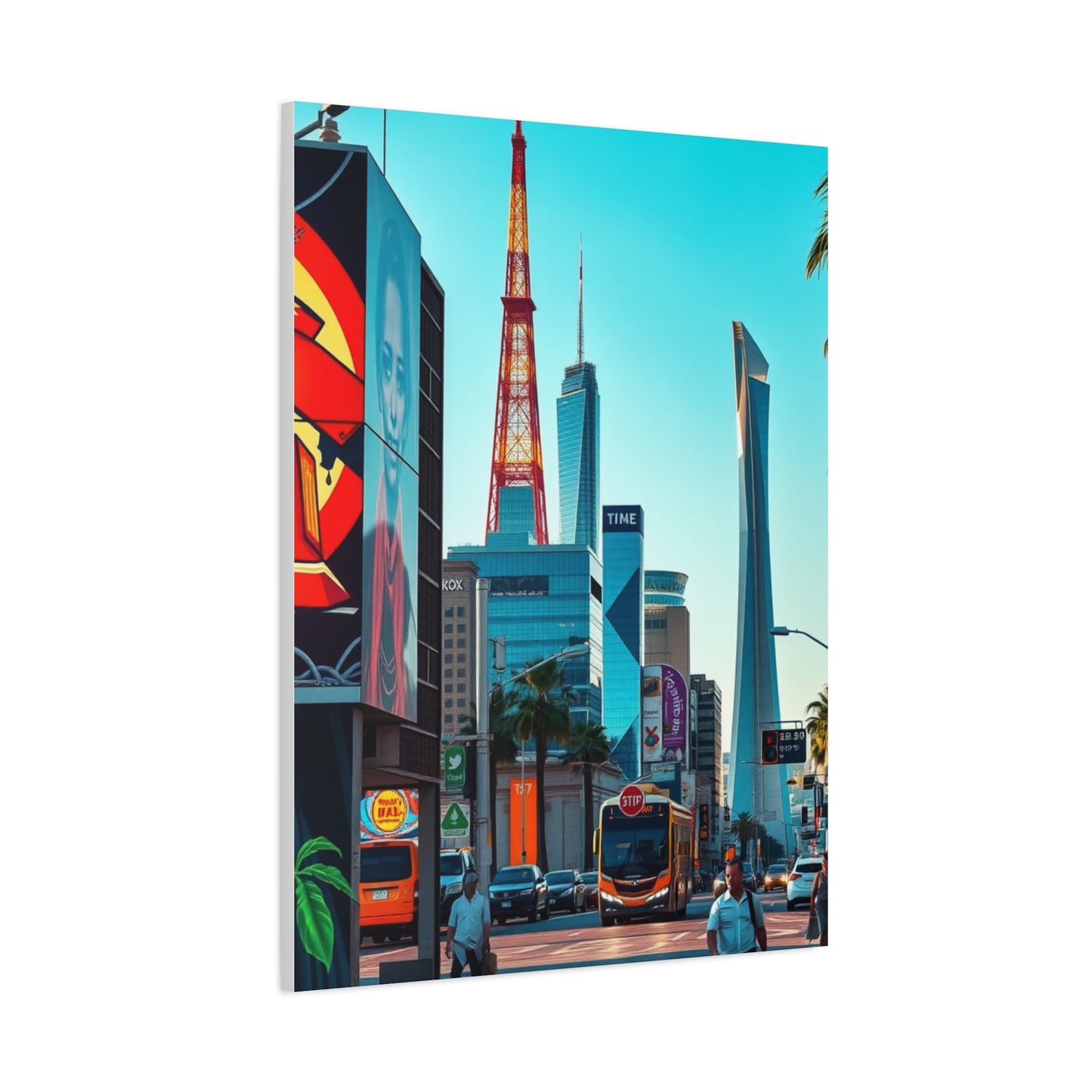 Supreme Los Angeles Art Collection Wall Art & Canvas Print