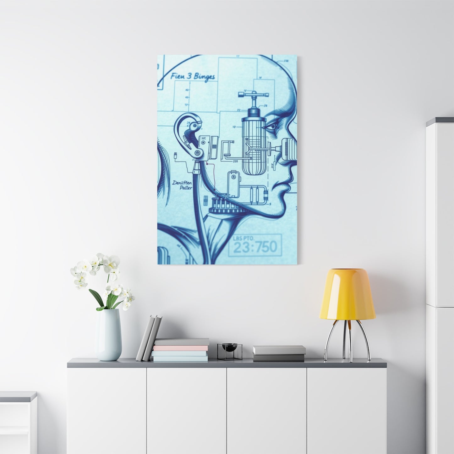 Supreme Blueprint & Patent Sketches Art Collection Wall Art & Canvas Print