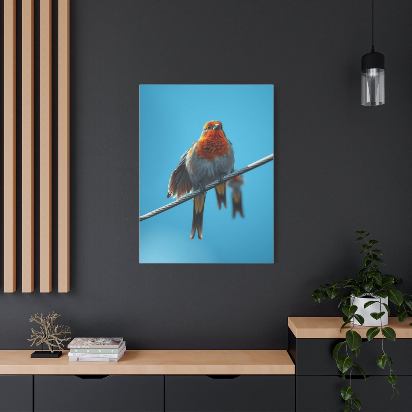 Birds On a Wire Art Supreme Gallery Wall Art & Canvas Print