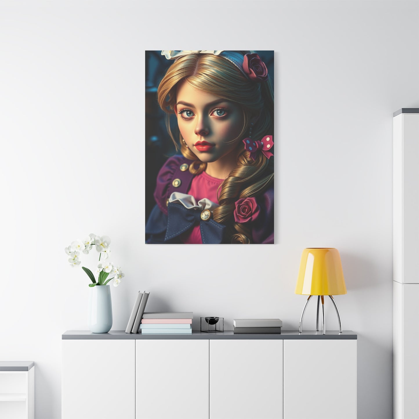 Alice In Wonderland Characters Art Luxury Canvas Wall Art & Canvas Print