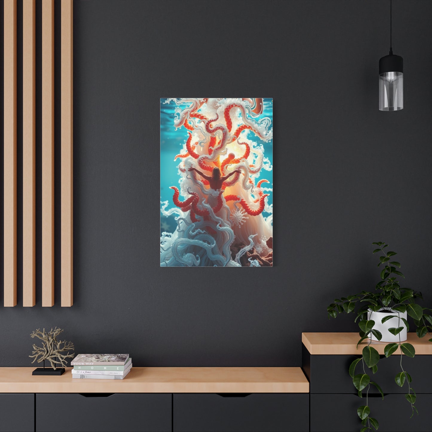 Celestial Waves Masterpiece Wall Art & Canvas Print