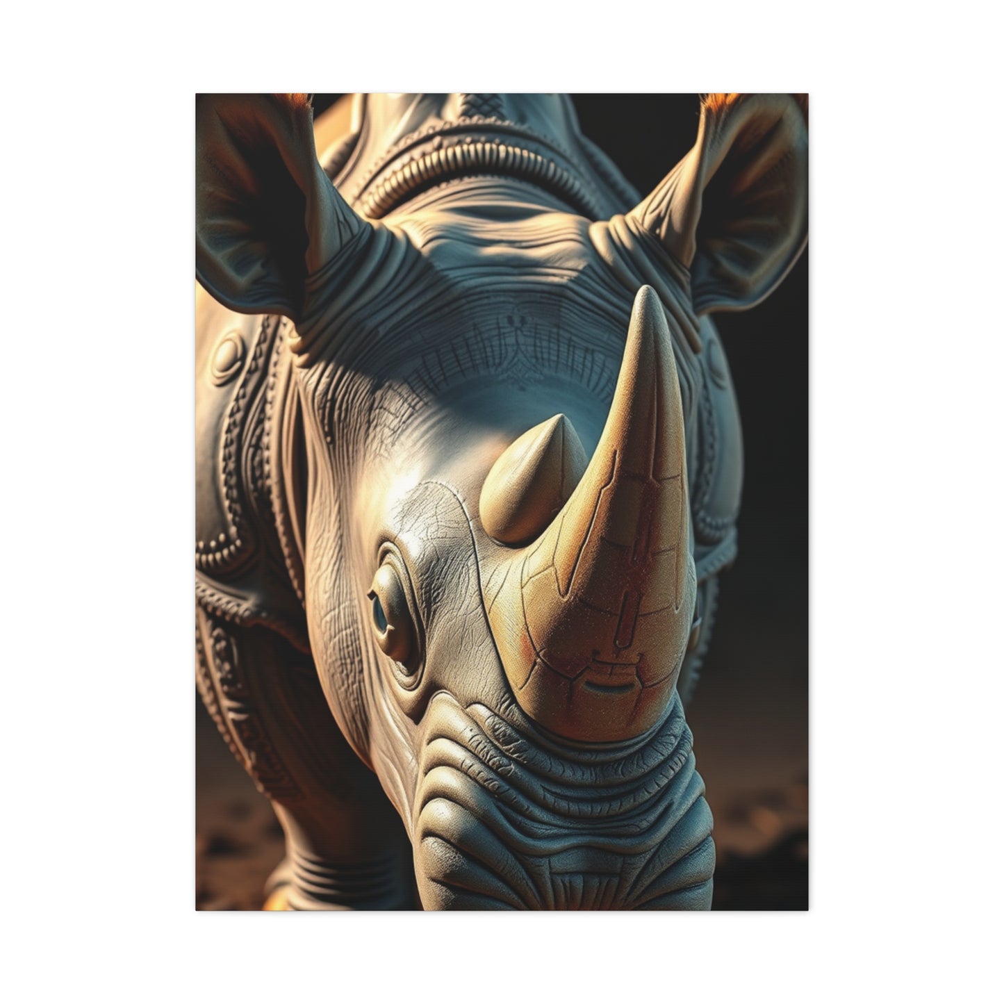Rhinoceros Art Refined Canvas Wall Art & Canvas Print