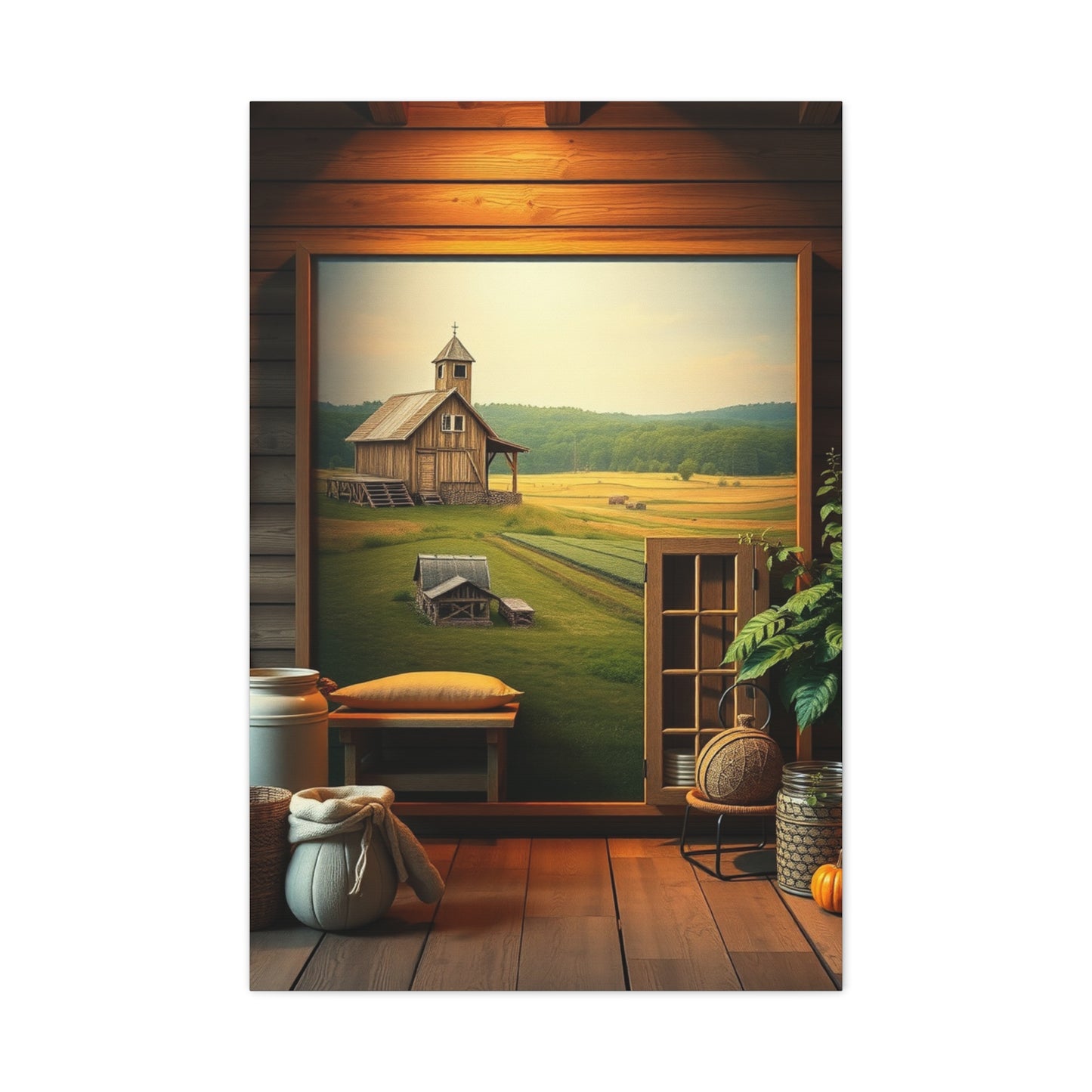 Rural Reverie Premium Print Wall Art & Canvas Print