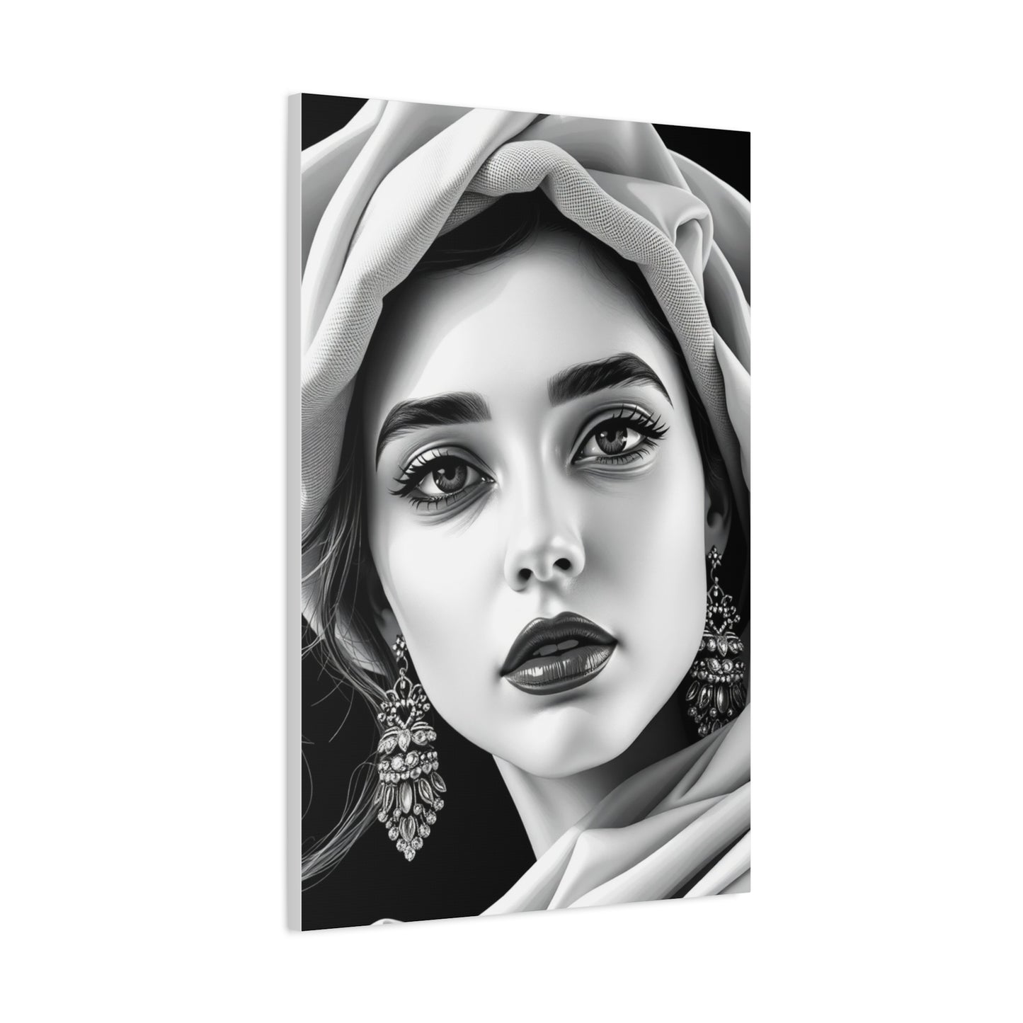 Black and White Illustrations Art Refined Canvas Wall Art & Canvas Print