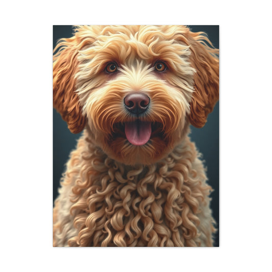 Golden Doodle Art Luxury Canvas Wall Art & Canvas Print