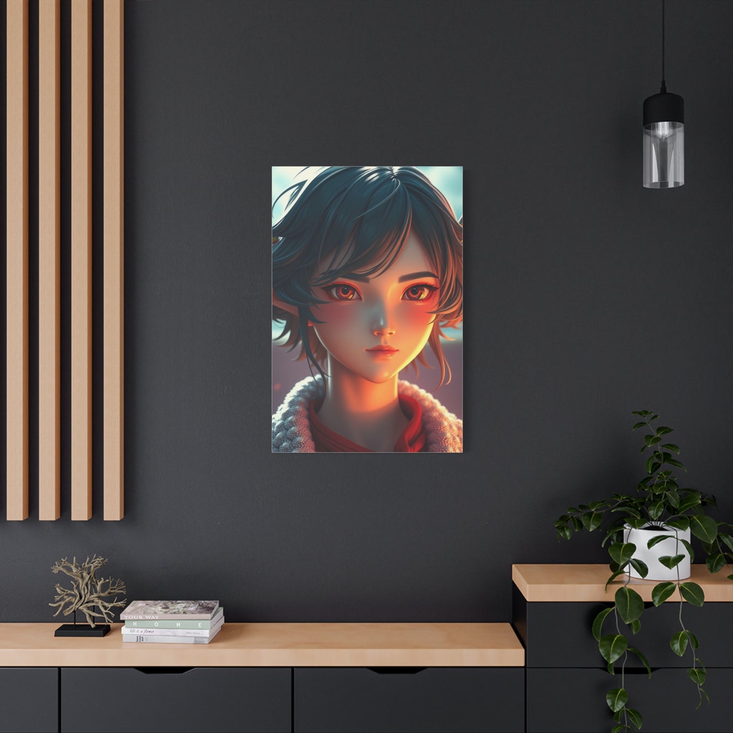 Radiant Pixel Pictorial Wall Art & Canvas Print