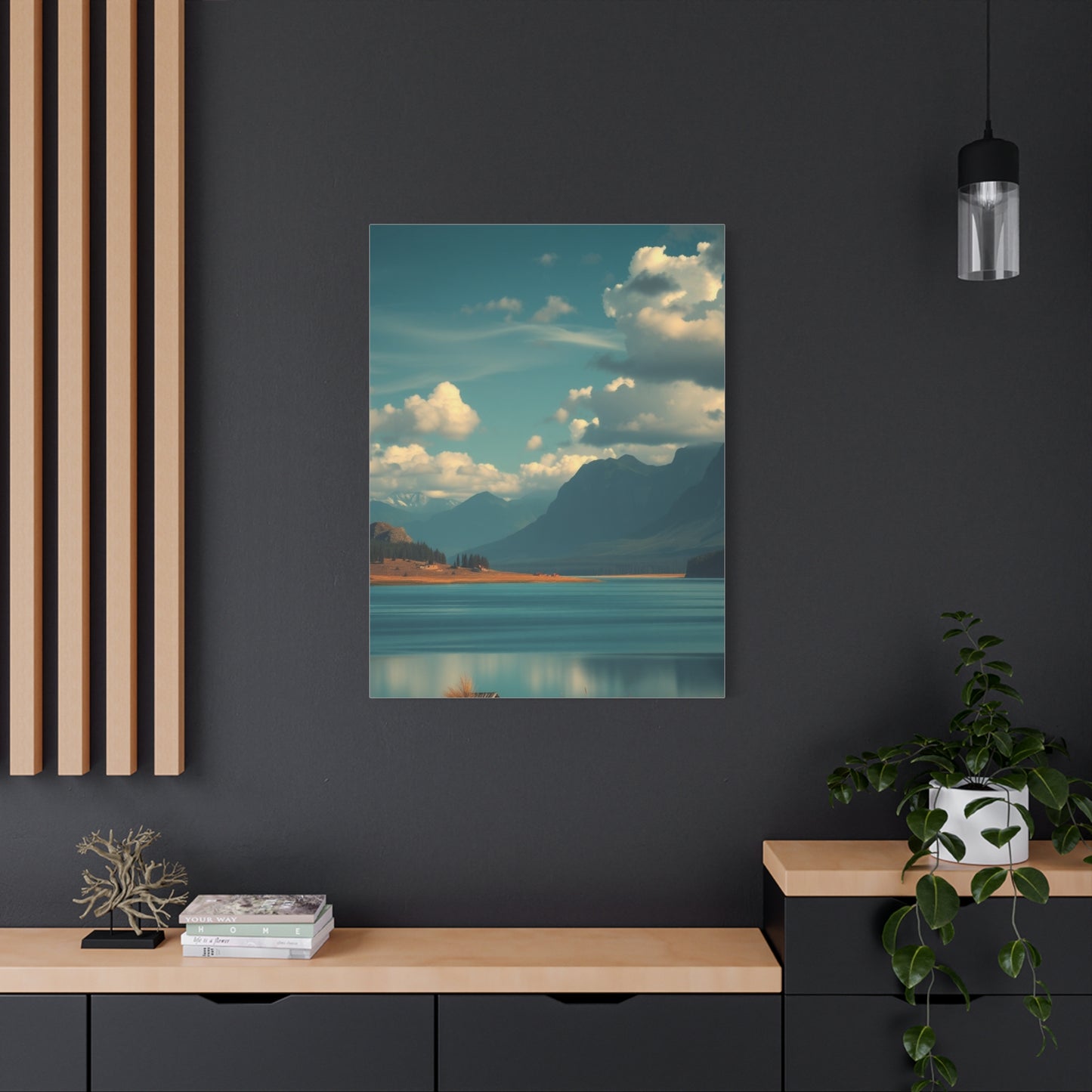 Serene Topography Canvas Wall Art & Canvas Print