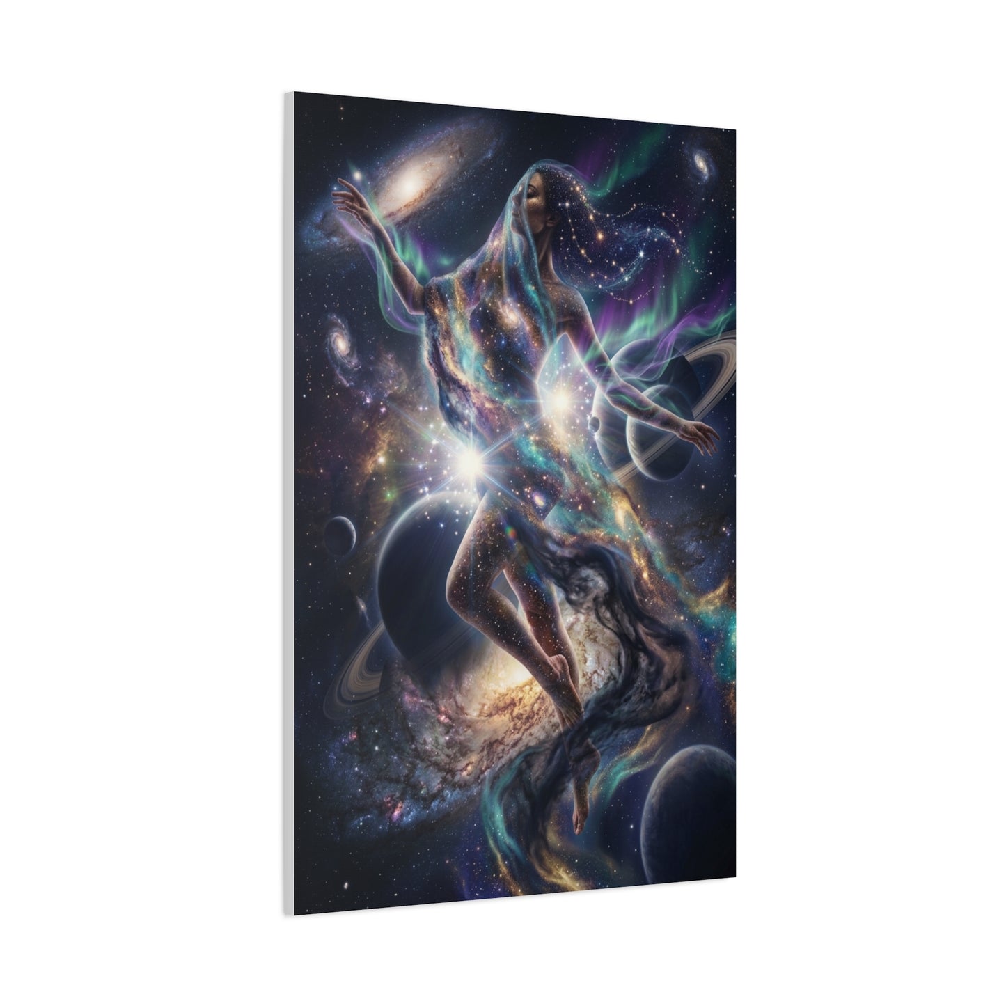 Celestial Cosmic Figure Wall Art & Canvas Print