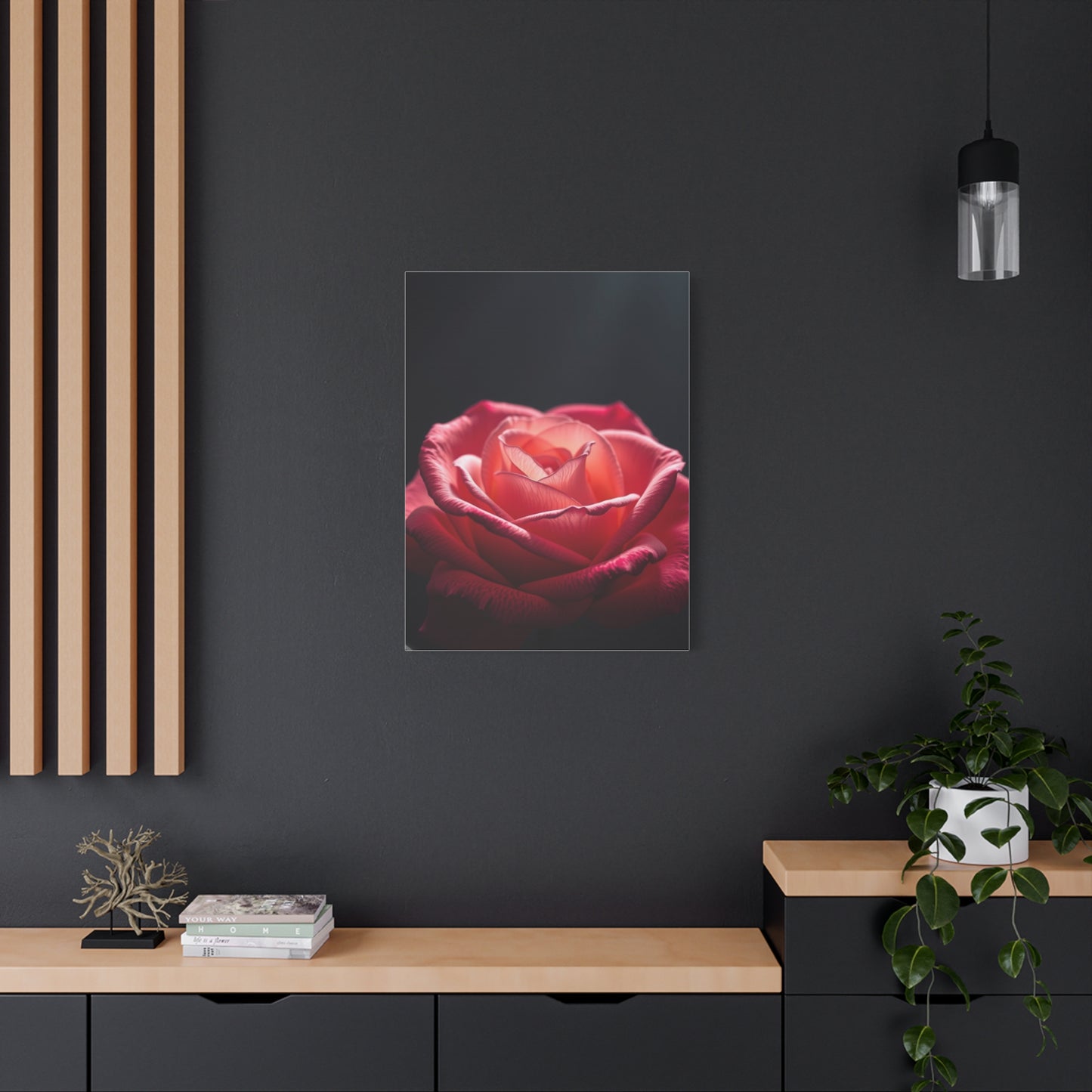 Rose Flower Art Supreme Gallery Wall Art & Canvas Print