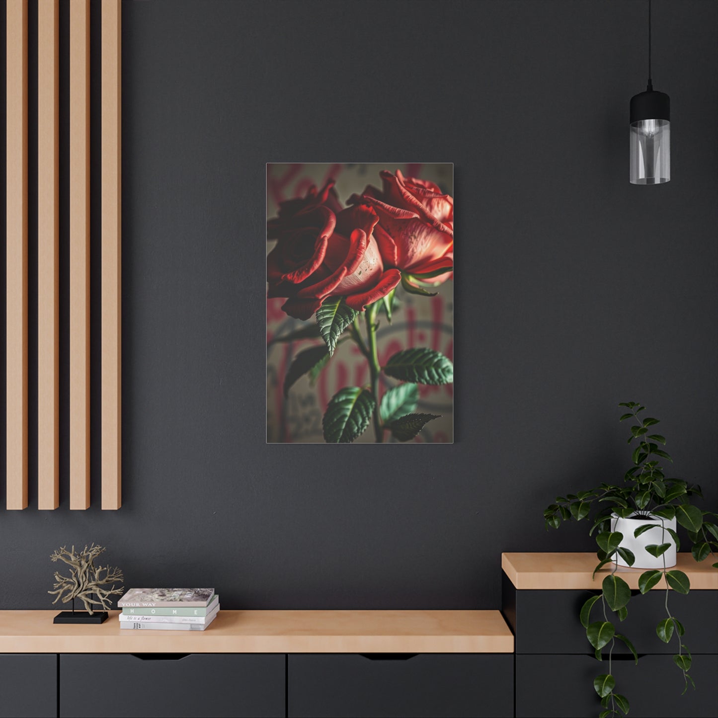 Majestic Rose Muralscape Wall Art & Canvas Print