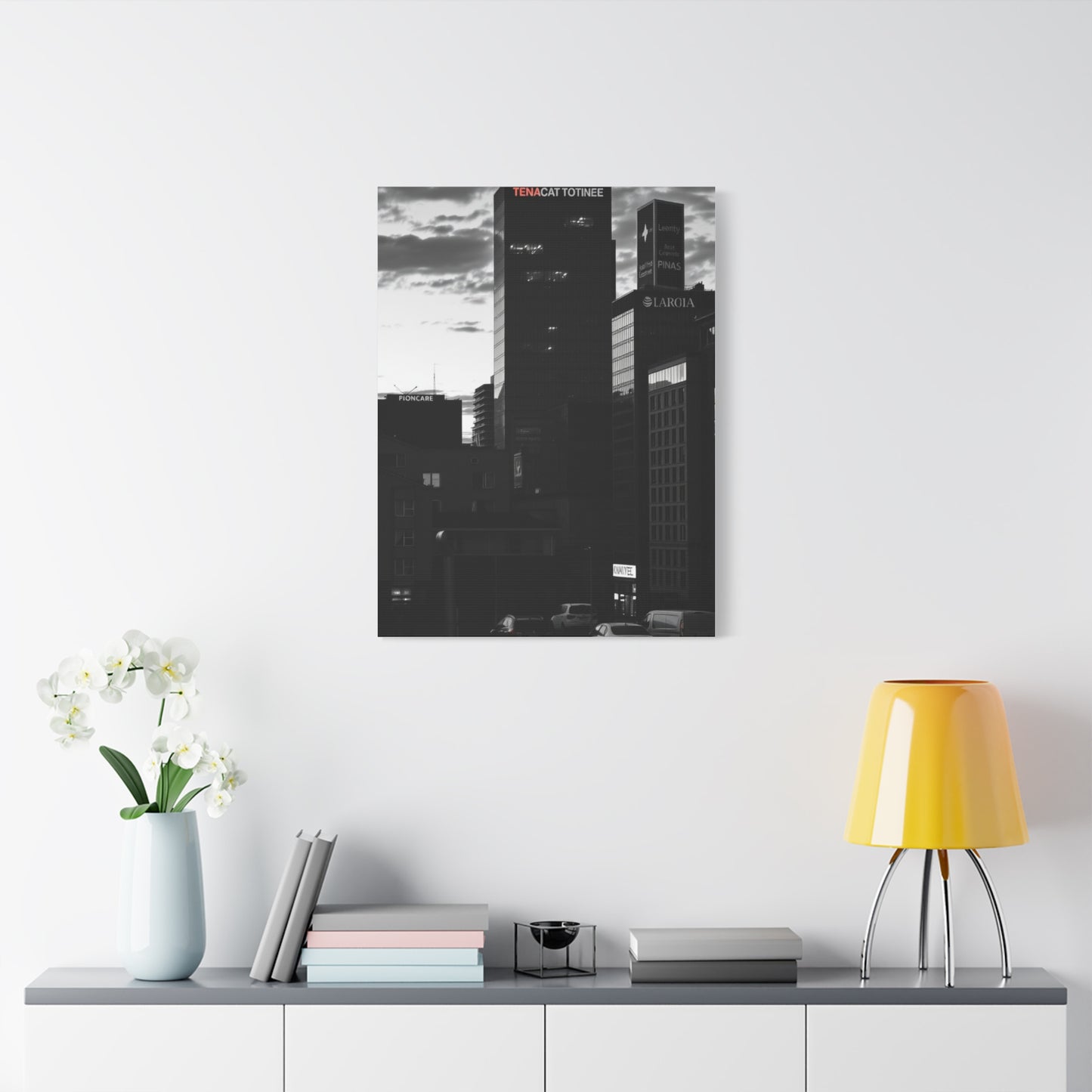Black & White Cityscapes Art Luxury Canvas Wall Art & Canvas Print